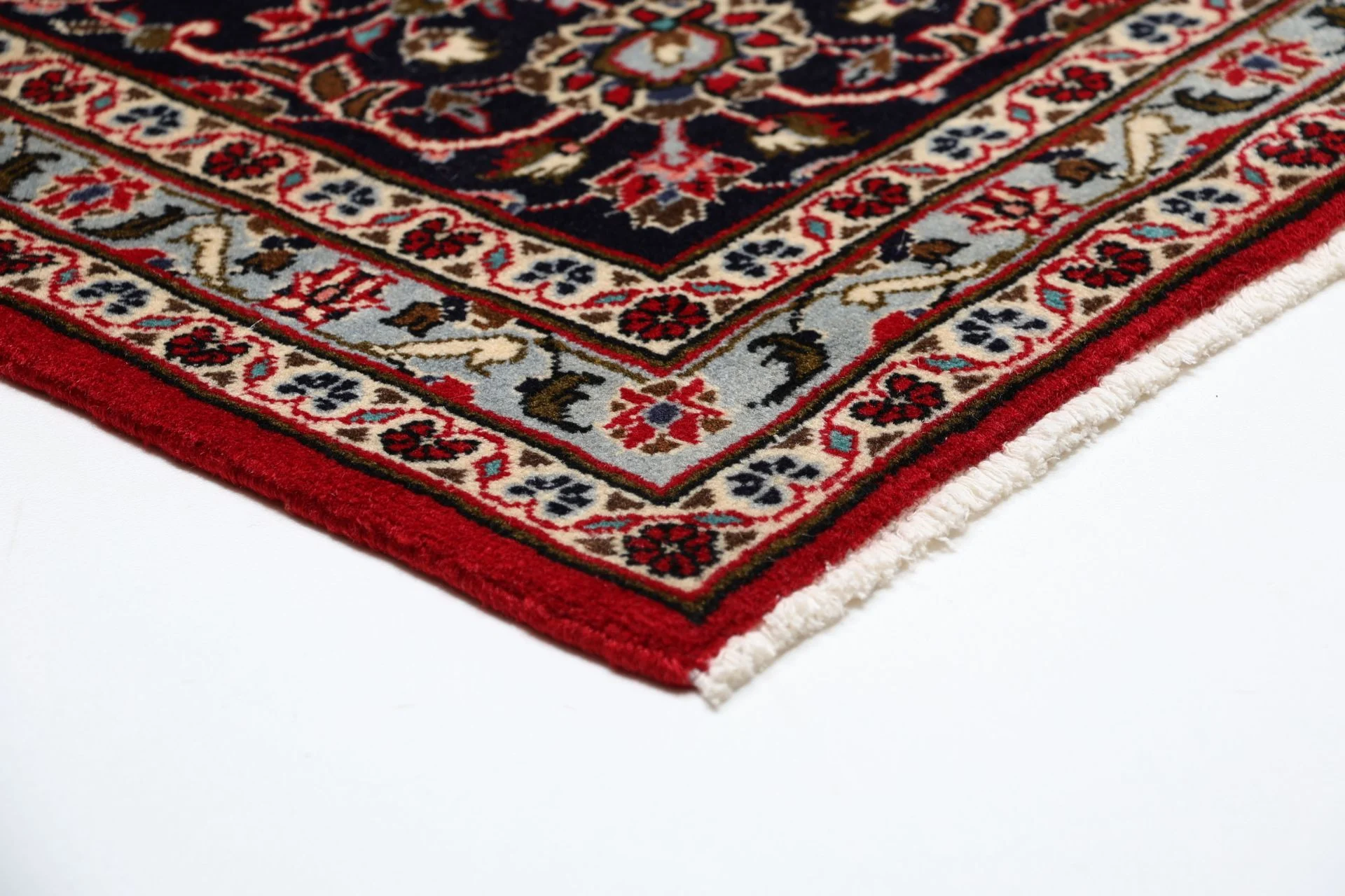 Handgeknüpfter Kashan Perserteppich, 245 × 345 cm, Wolle