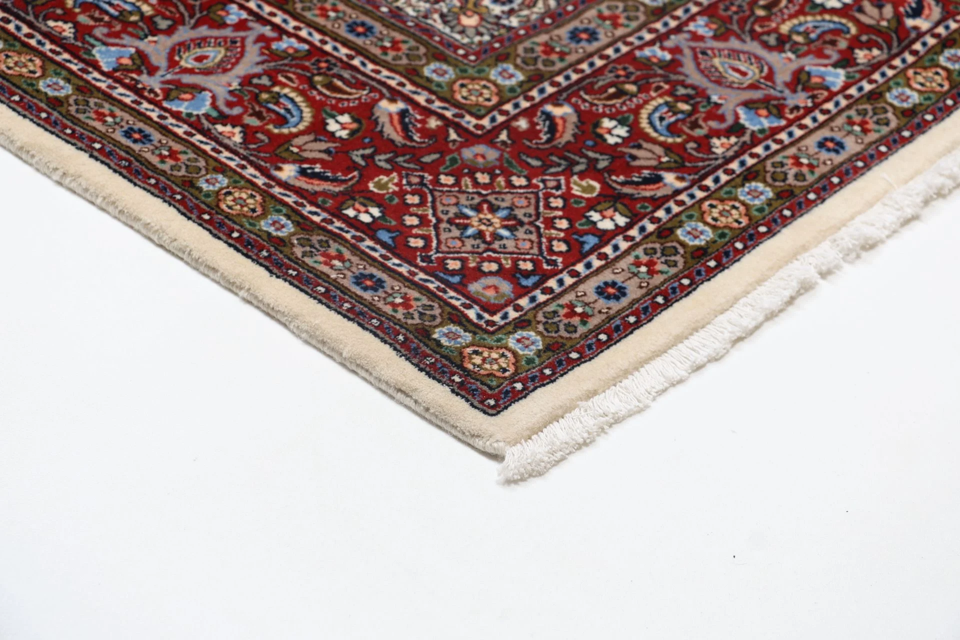 Moud Perserteppich 200 × 293 cm aus Wolle & Seide, handgeknüpft