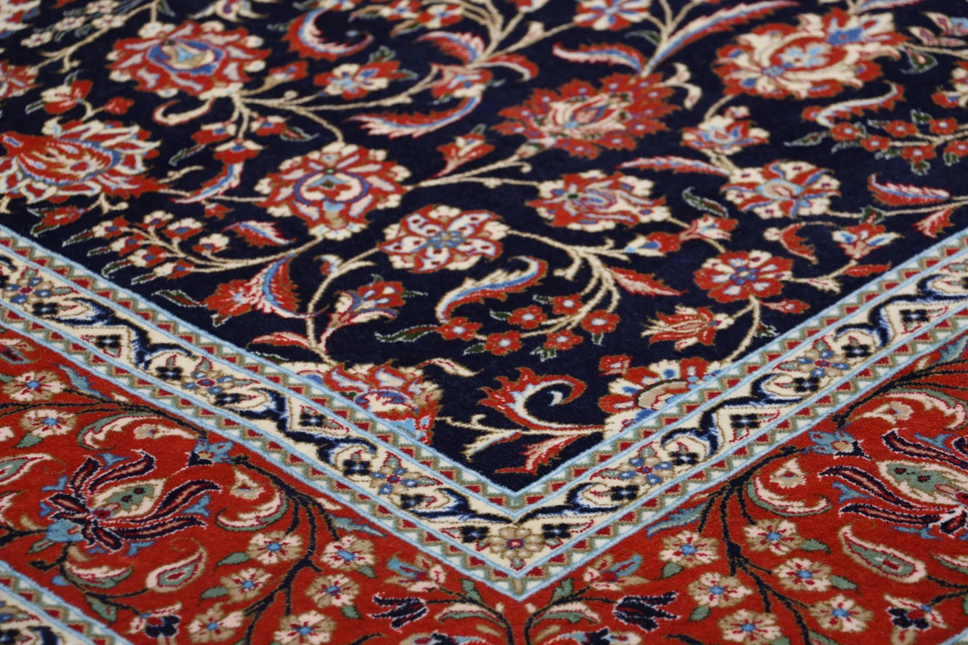 Handgeknüpfter Ghom Perserteppich, 198 × 315 cm, Wolle