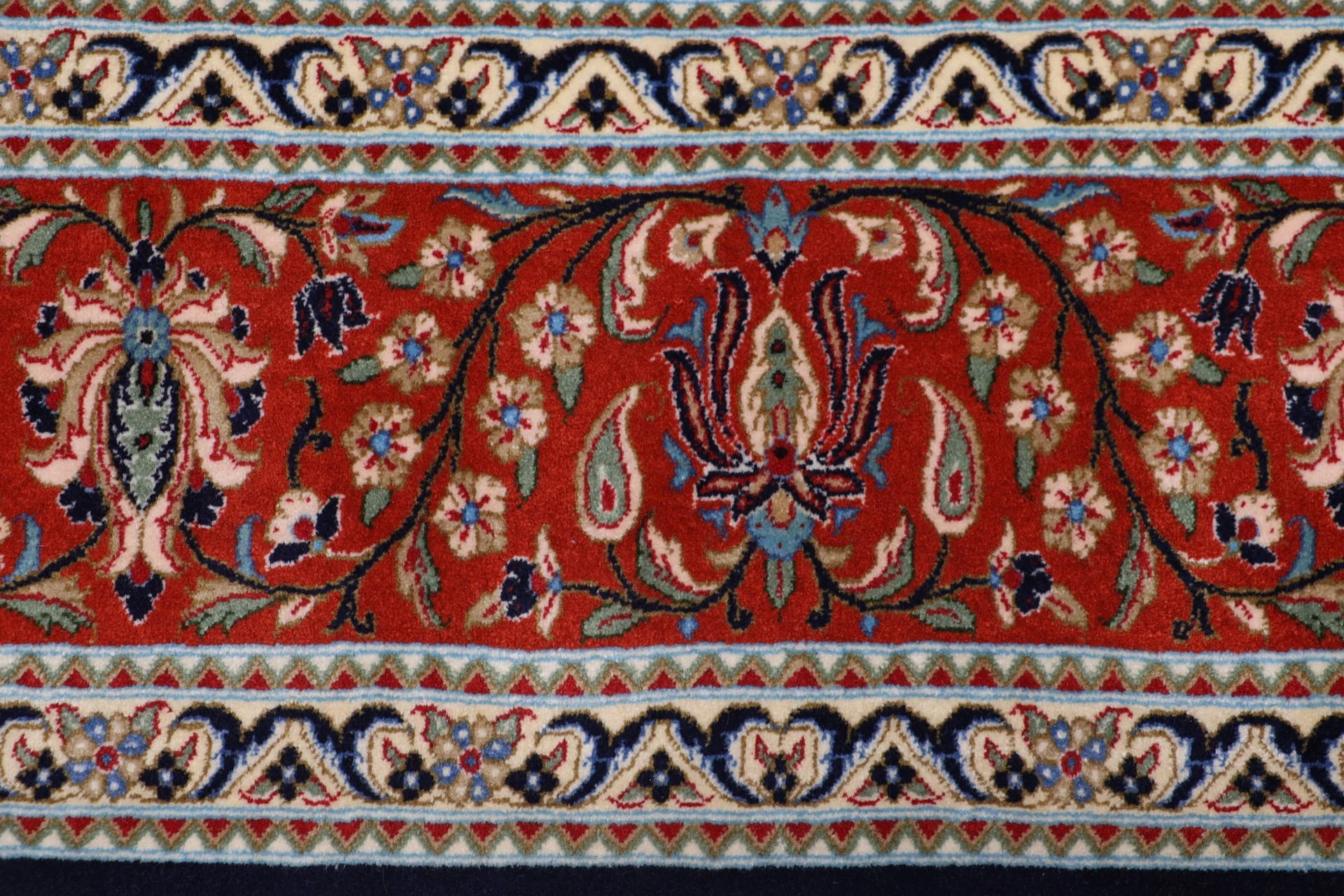Handgeknüpfter Ghom Perserteppich, 198 × 315 cm, Wolle