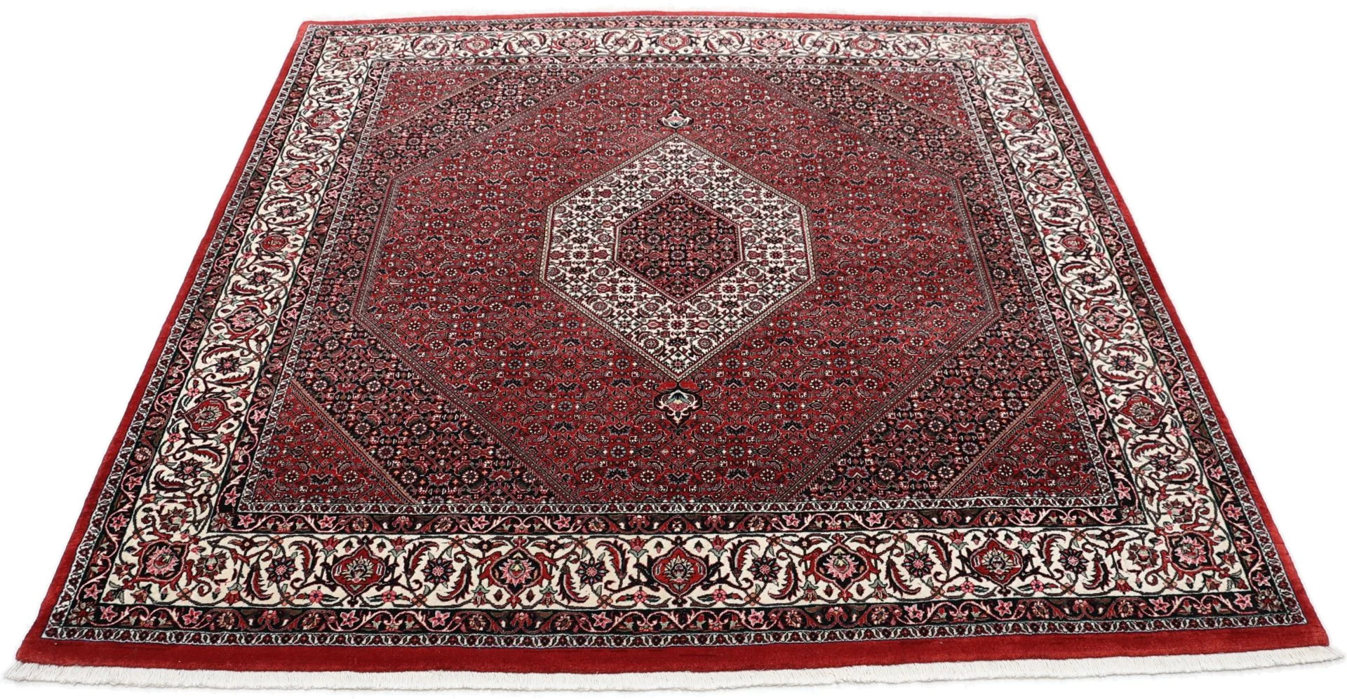 Bijar Perserteppich aus Iran, 204 × 206 cm