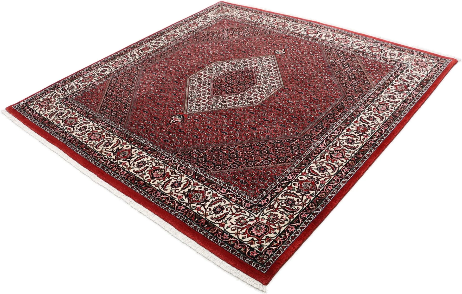 Bijar Perserteppich aus Iran, 204 × 206 cm