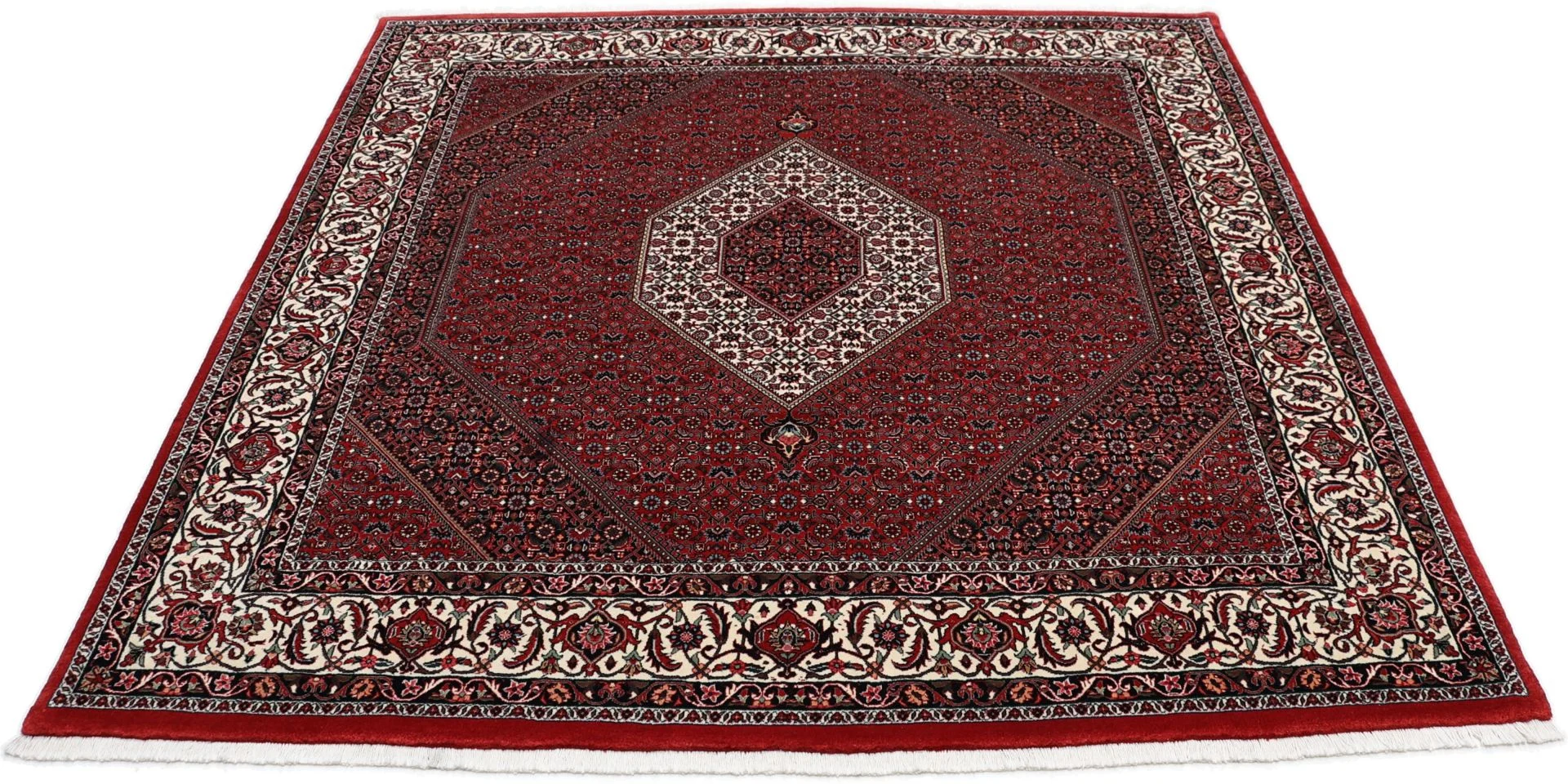 Bijar Perserteppich aus Iran, 204 × 206 cm