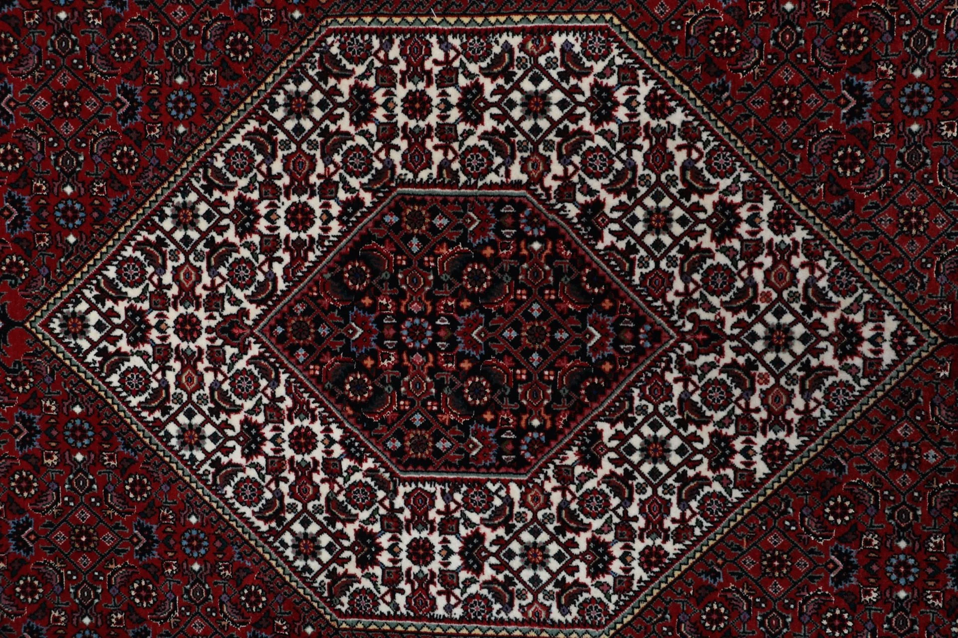 Bijar Perserteppich aus Iran, 204 × 206 cm