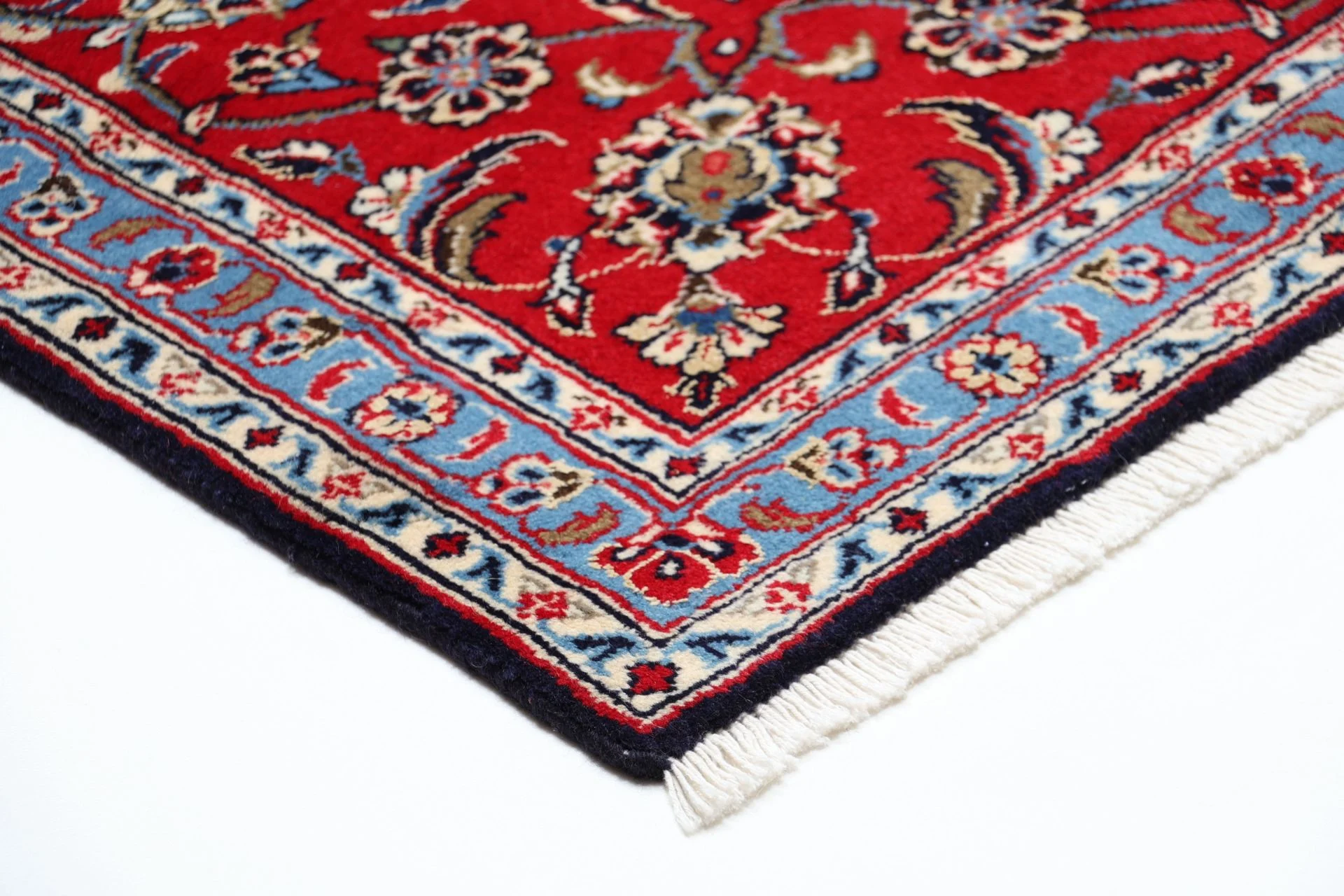 Kashan Perserteppich aus Iran, 197 × 299 cm