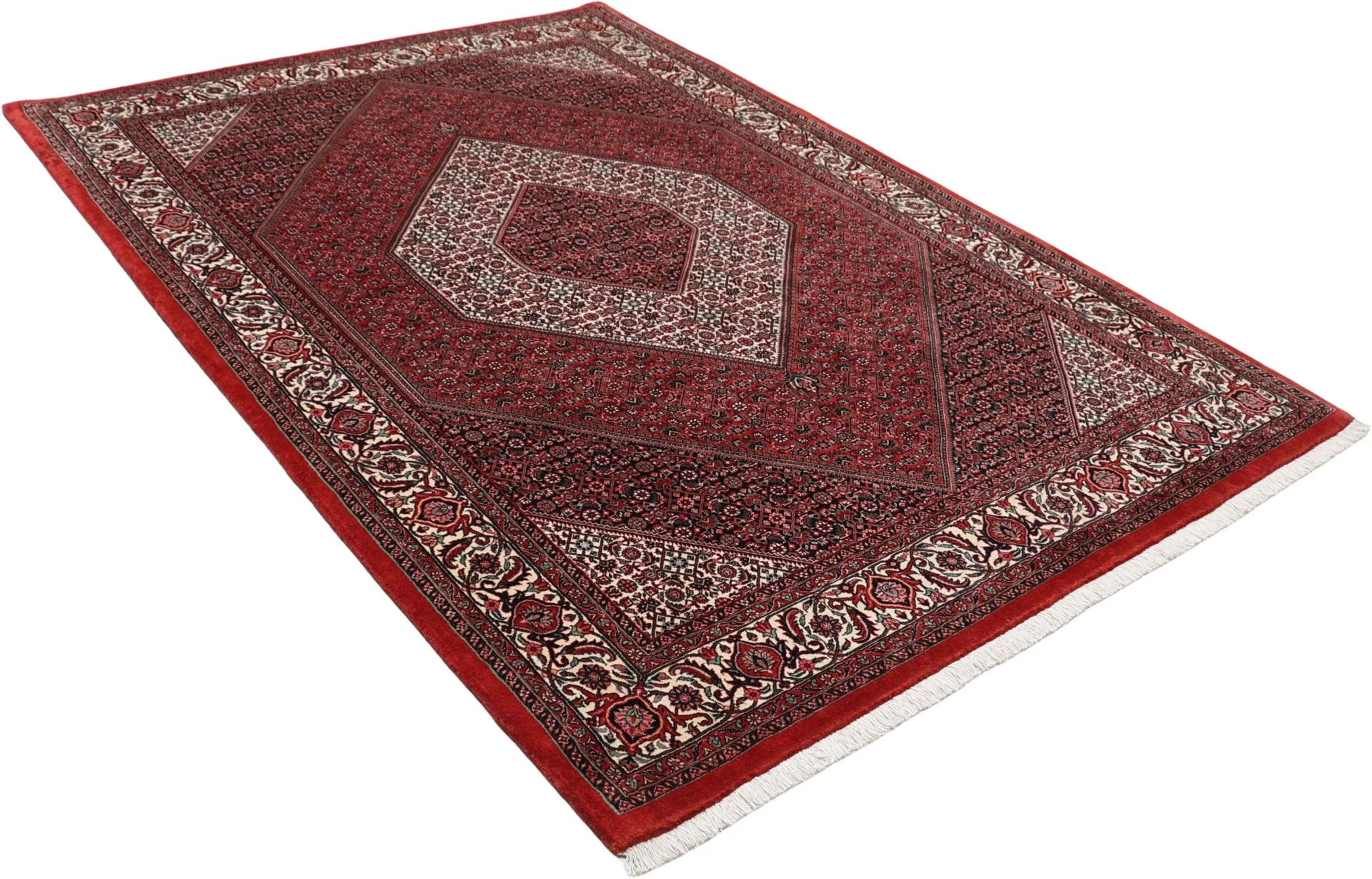 Bijar Perserteppich 170 × 245 cm aus Wolle & Seide, handgeknüpft