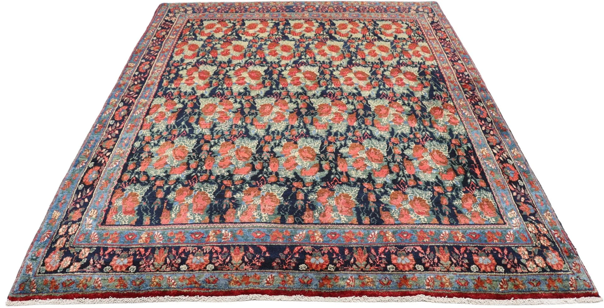 Perserteppich 163 × 218 cm aus Wolle, handgeknüpft