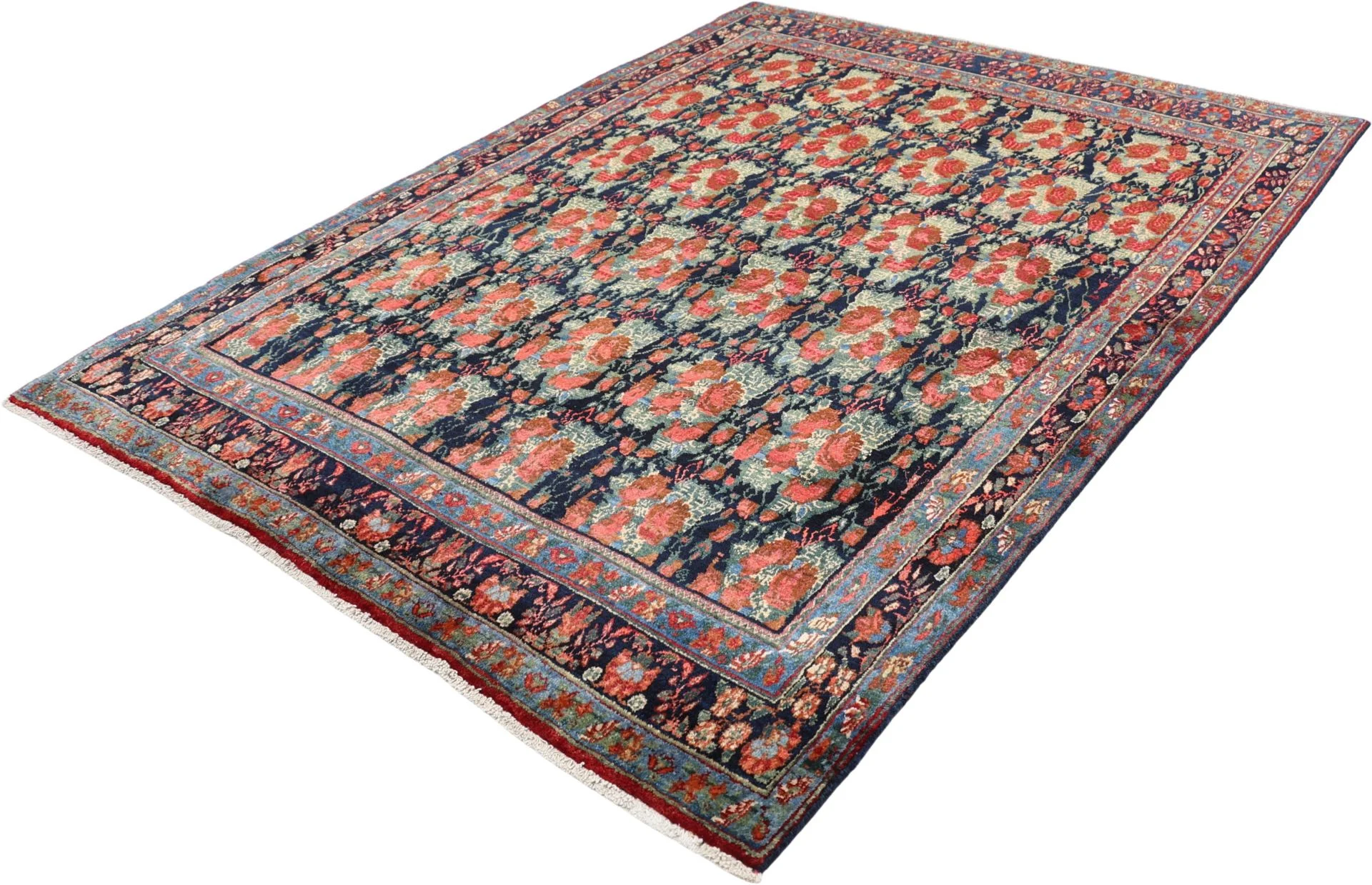Perserteppich 163 × 218 cm aus Wolle, handgeknüpft