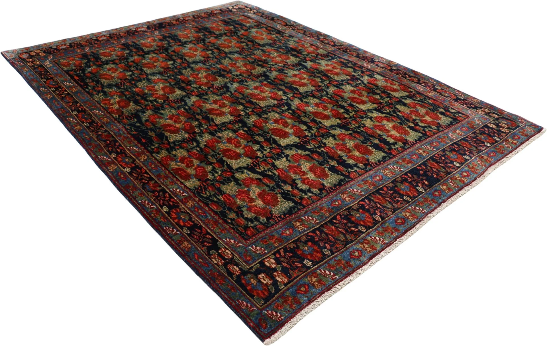 Perserteppich 163 × 218 cm aus Wolle, handgeknüpft
