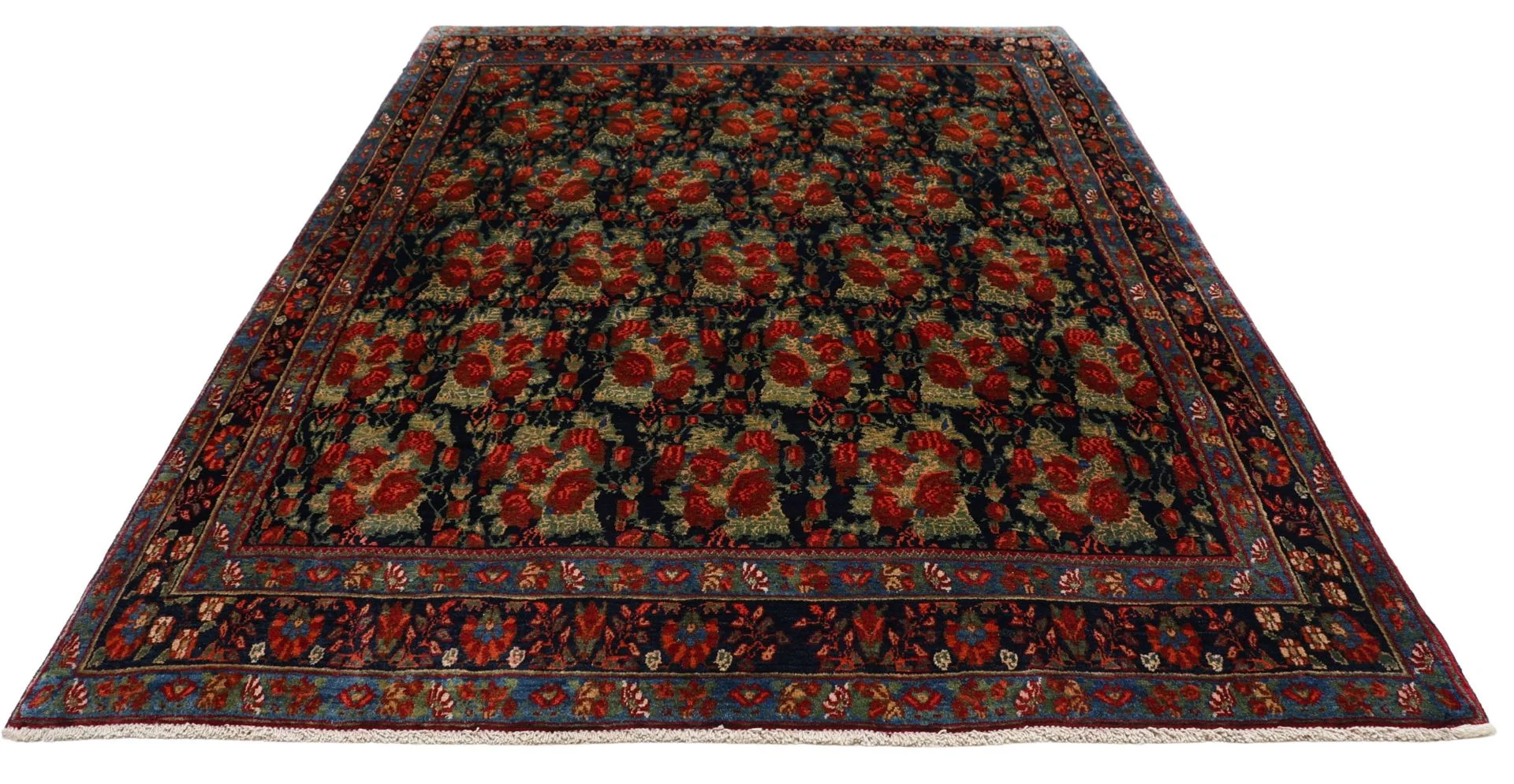 Perserteppich 163 × 218 cm aus Wolle, handgeknüpft