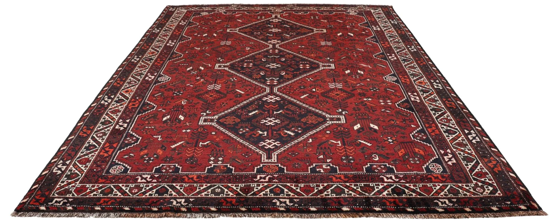 Qashqai Perserteppich 230 × 310 cm aus Wolle, handgeknüpft