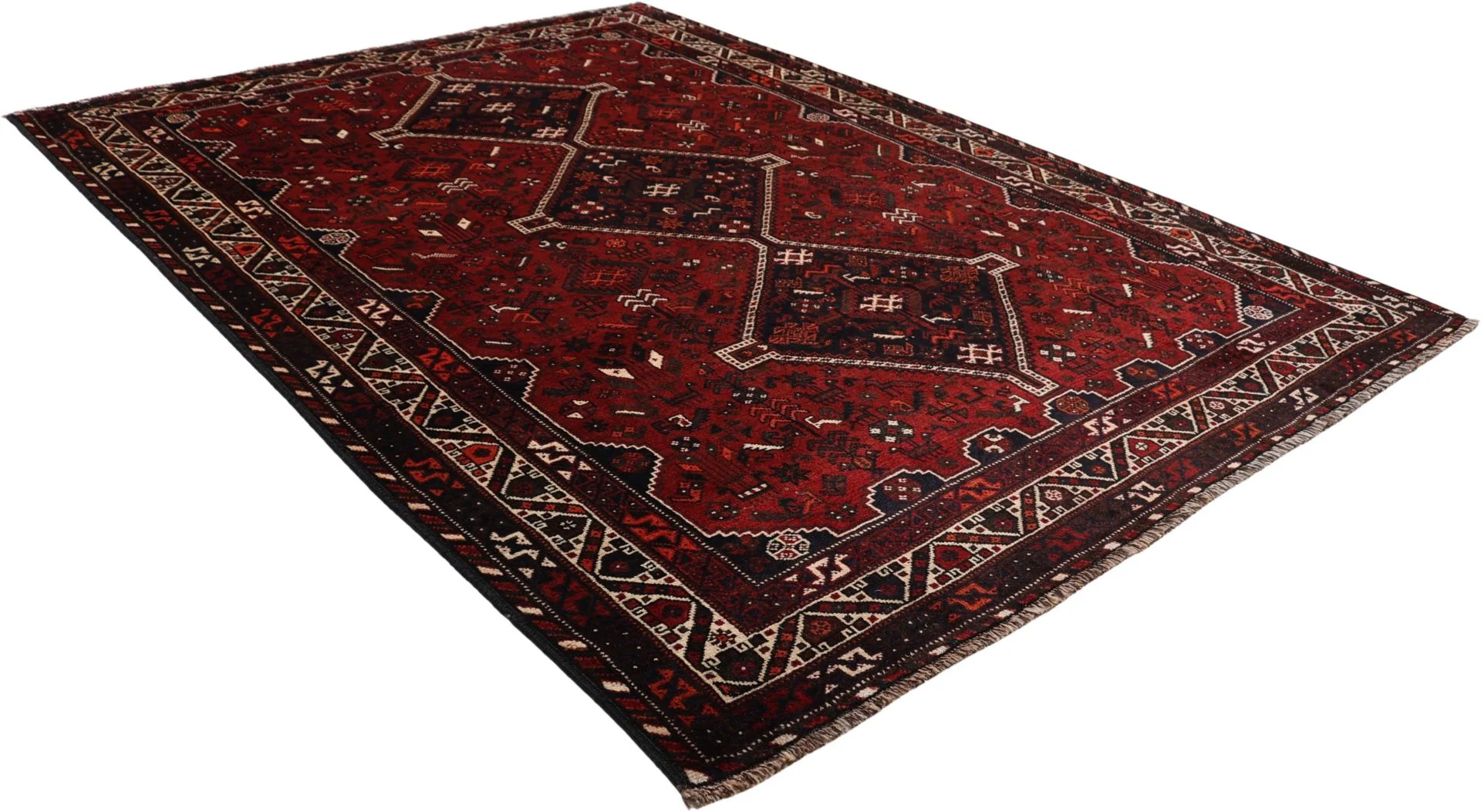 Qashqai Perserteppich 230 × 310 cm aus Wolle, handgeknüpft