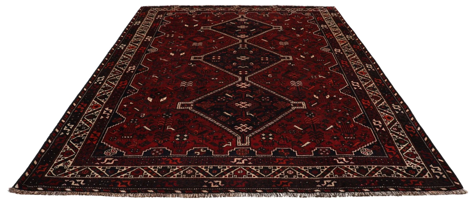 Qashqai Perserteppich 230 × 310 cm aus Wolle, handgeknüpft