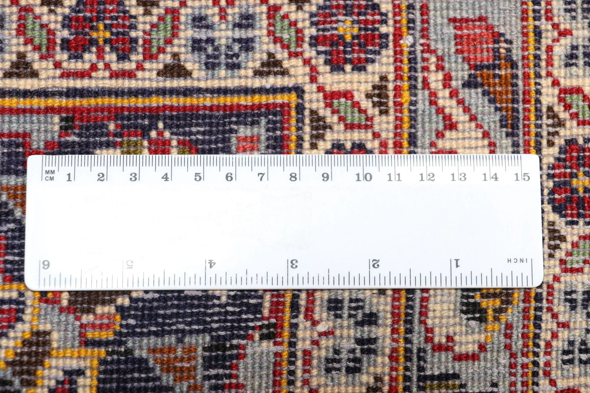 Handgeknüpfter Kashan Perserteppich, 245 × 357 cm, Wolle