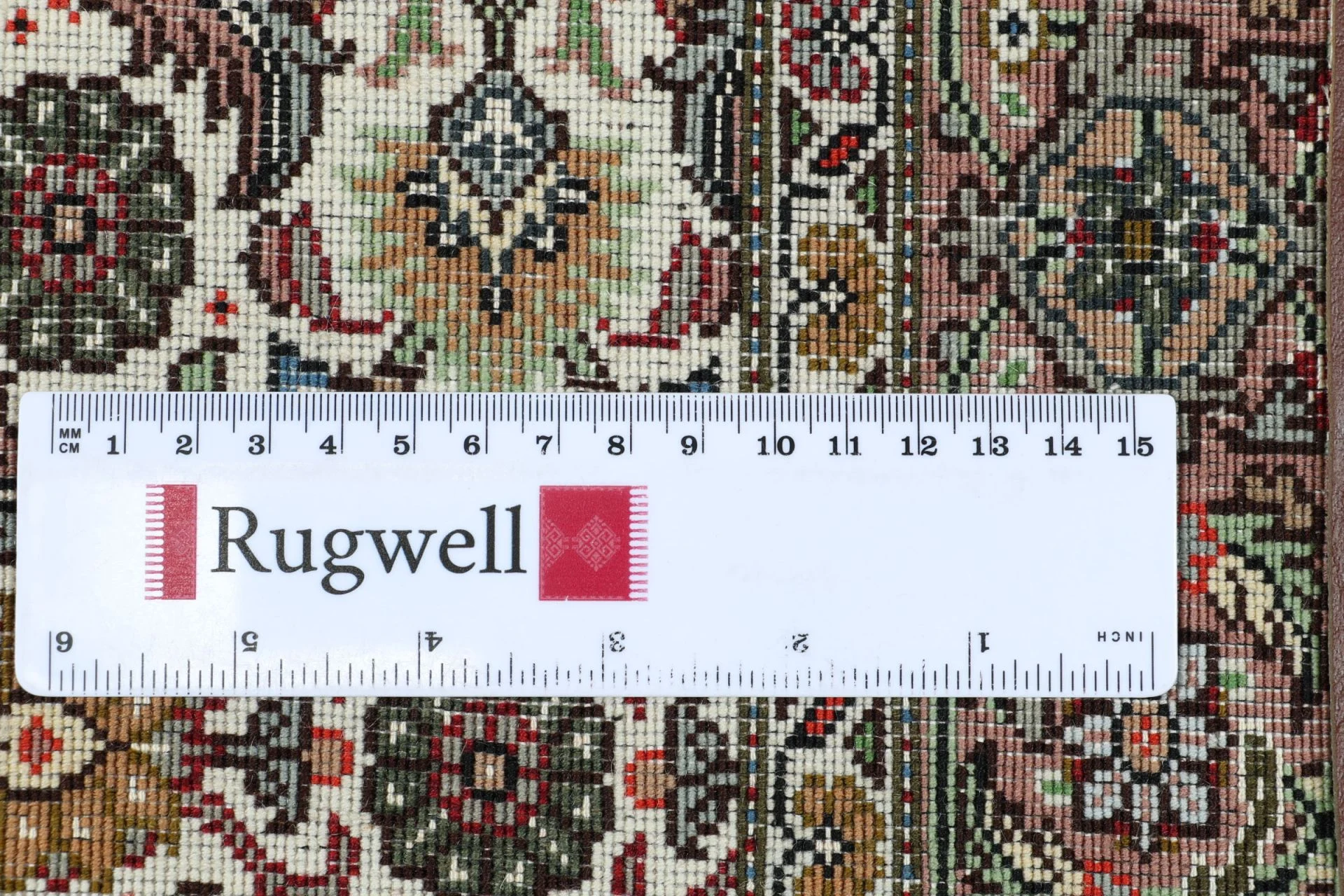 Handgeknüpfter Täbriz Perserteppich, 78 × 200 cm, Wolle
