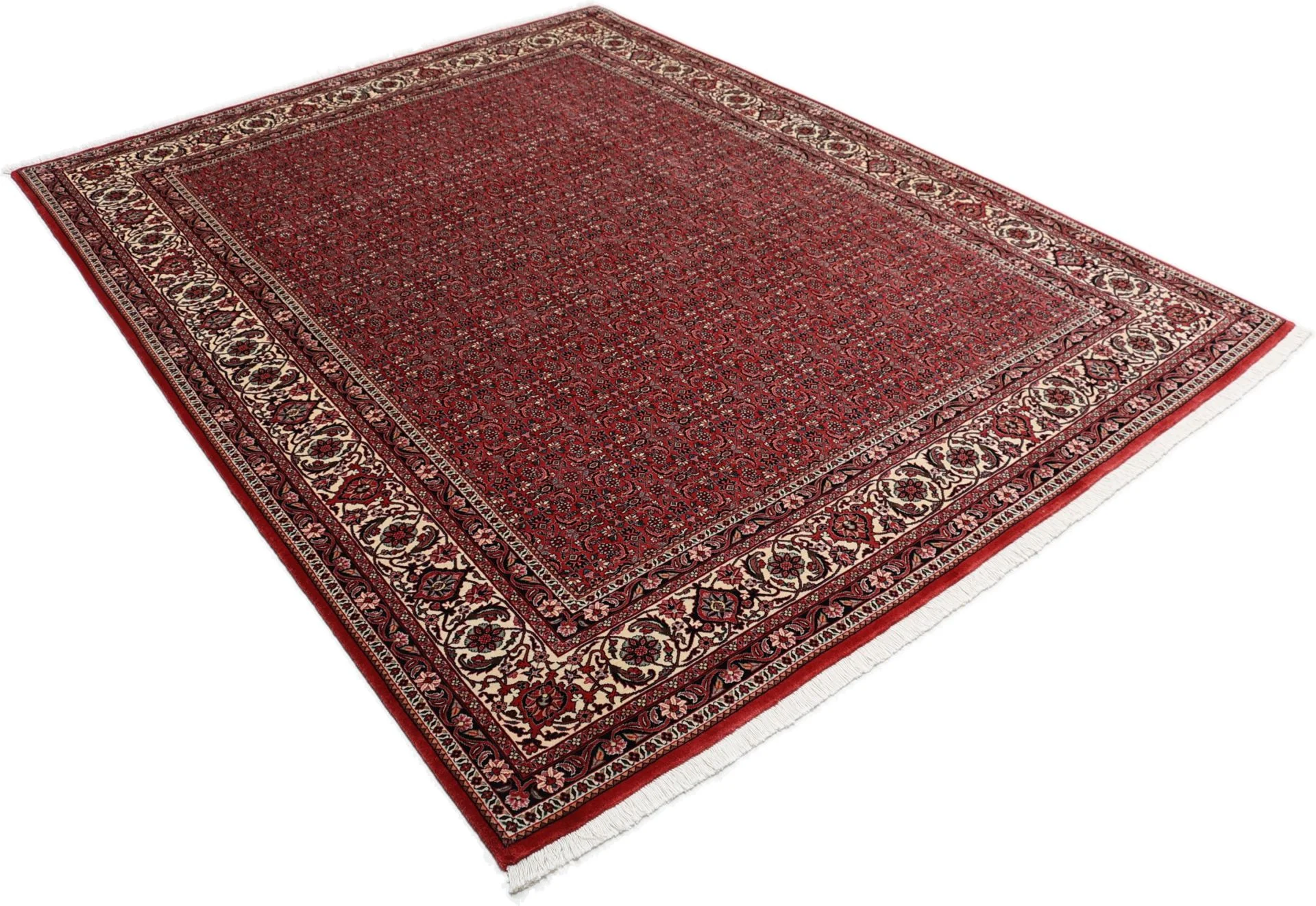Handgeknüpfter Bijar Perserteppich, 201 × 262 cm, Wolle & Seide