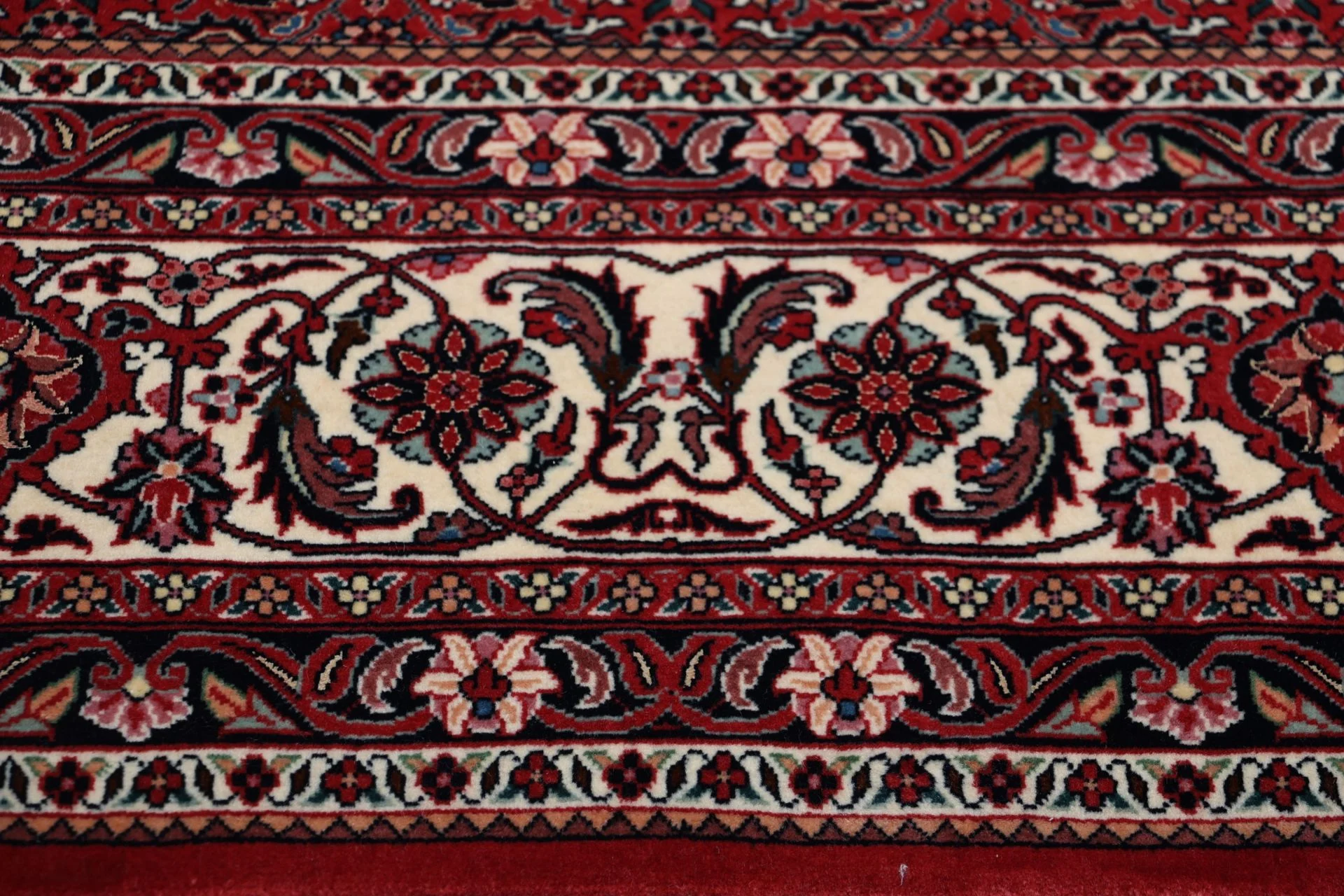 Handgeknüpfter Bijar Perserteppich, 201 × 262 cm, Wolle & Seide