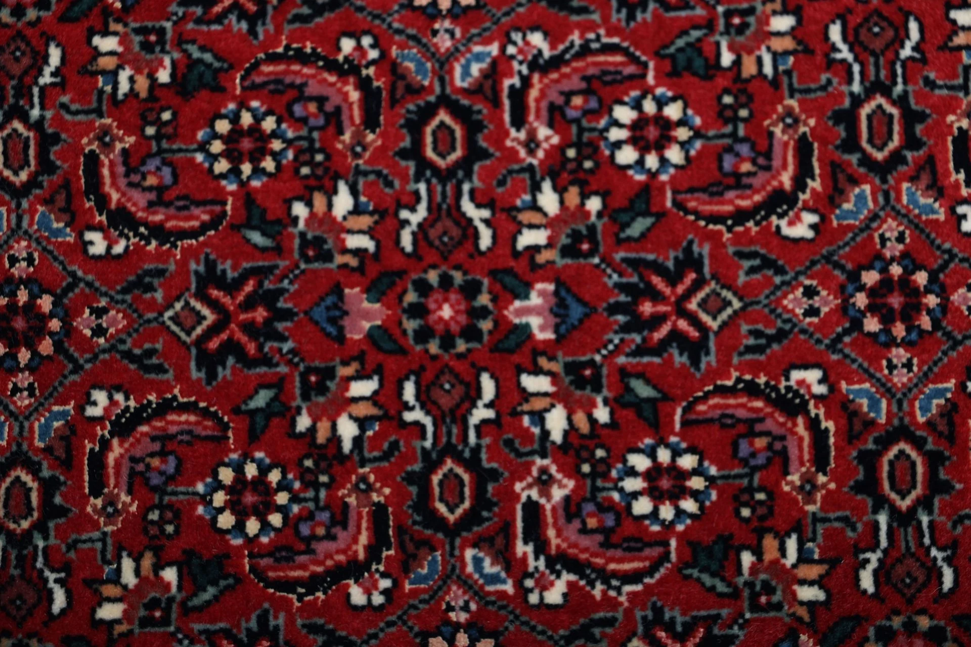 Handgeknüpfter Bijar Perserteppich, 201 × 262 cm, Wolle & Seide