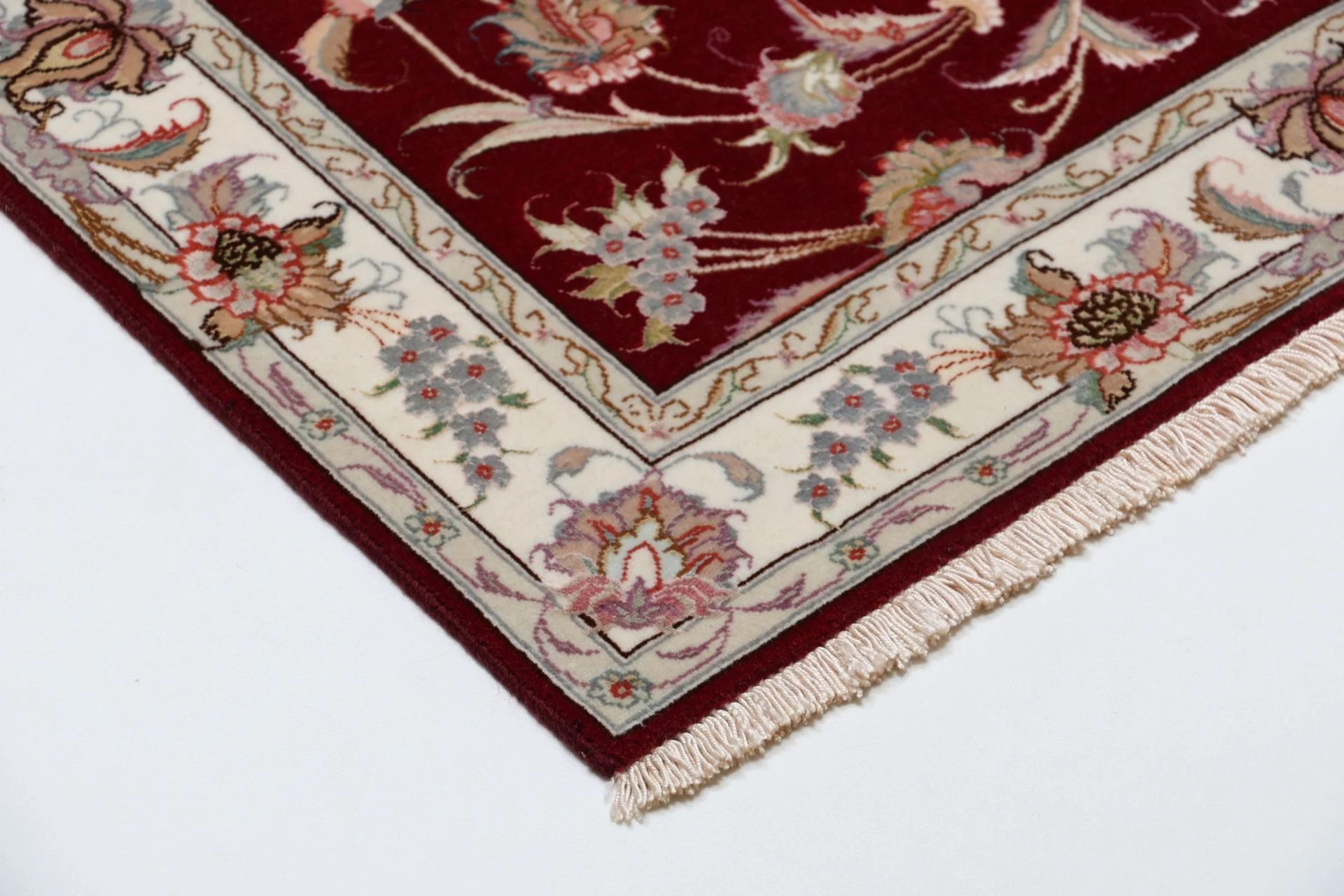 Handgeknüpfter Täbriz Perserteppich 82 × 328 cm