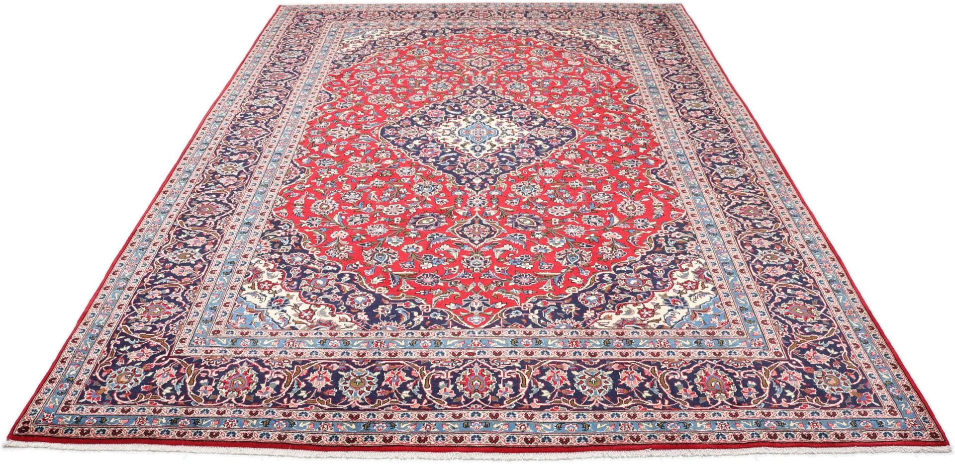 Handgeknüpfter Kashan Perserteppich 250 × 350 cm