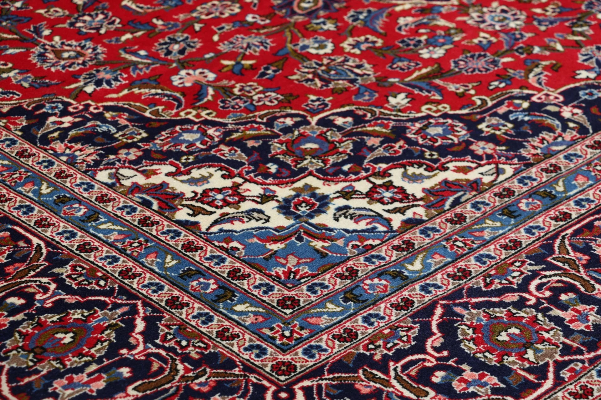 Handgeknüpfter Kashan Perserteppich 250 × 350 cm