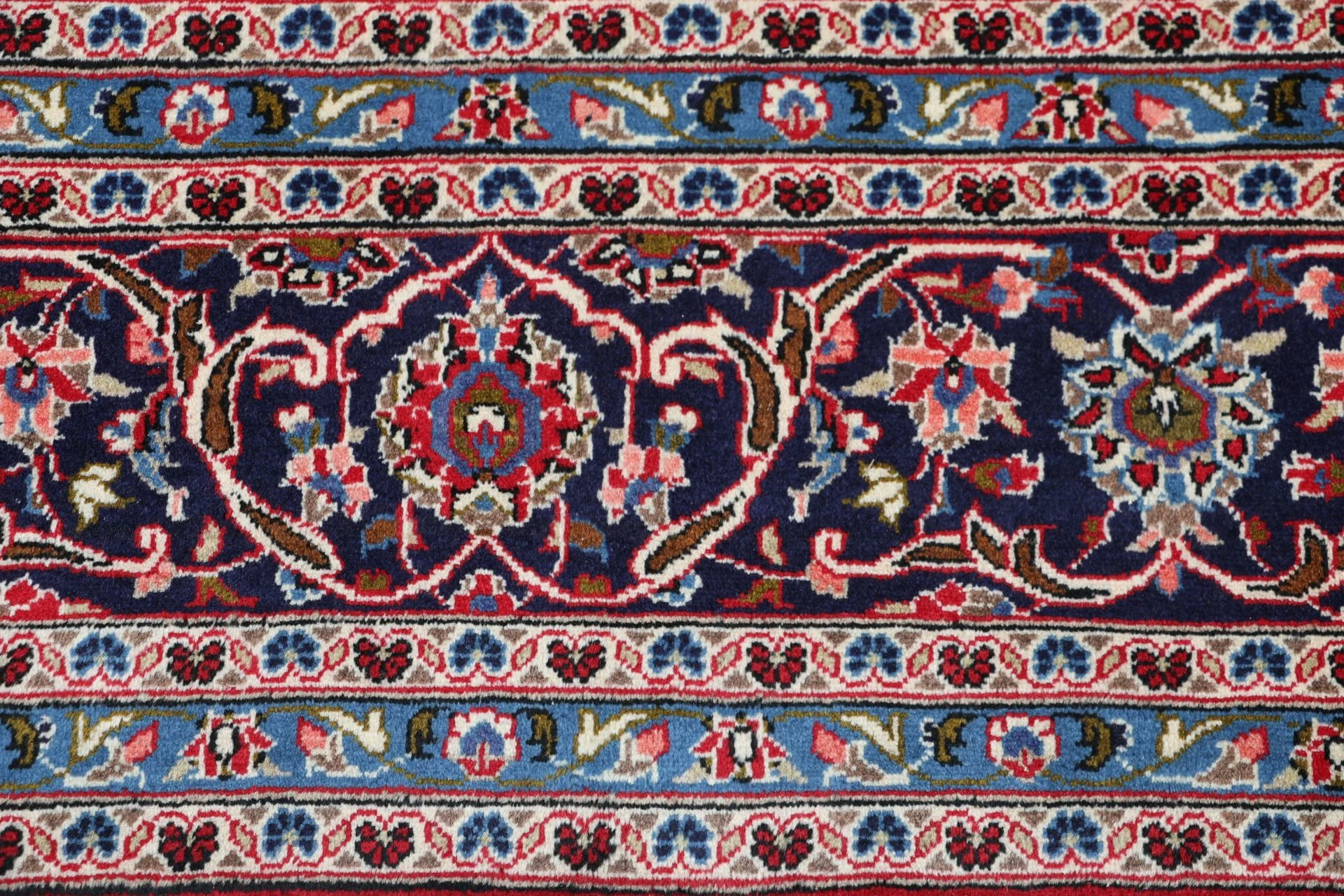 Handgeknüpfter Kashan Perserteppich 250 × 350 cm