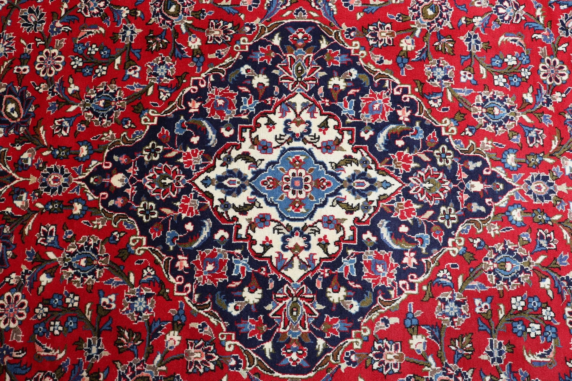 Handgeknüpfter Kashan Perserteppich 250 × 350 cm