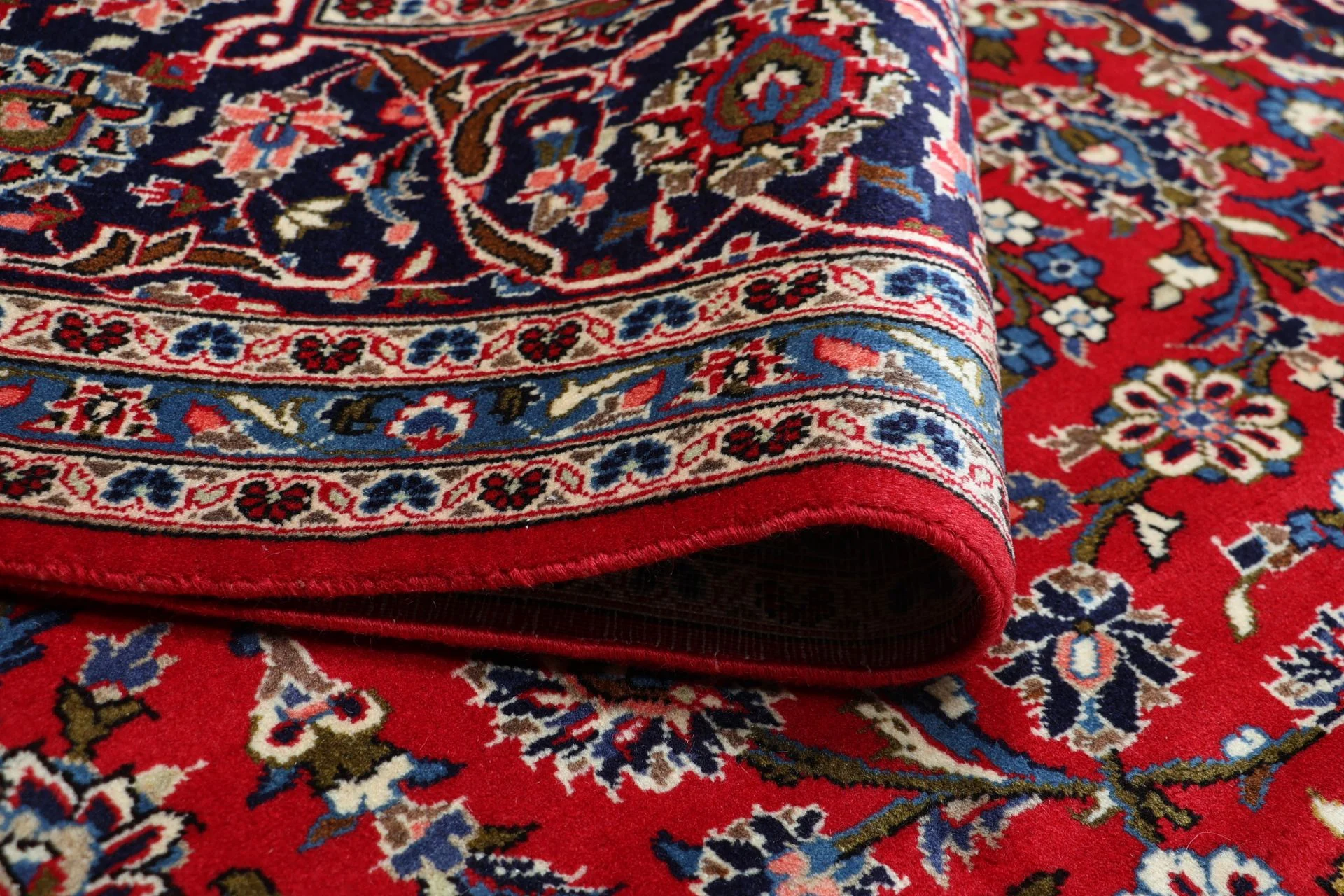 Handgeknüpfter Kashan Perserteppich 250 × 350 cm