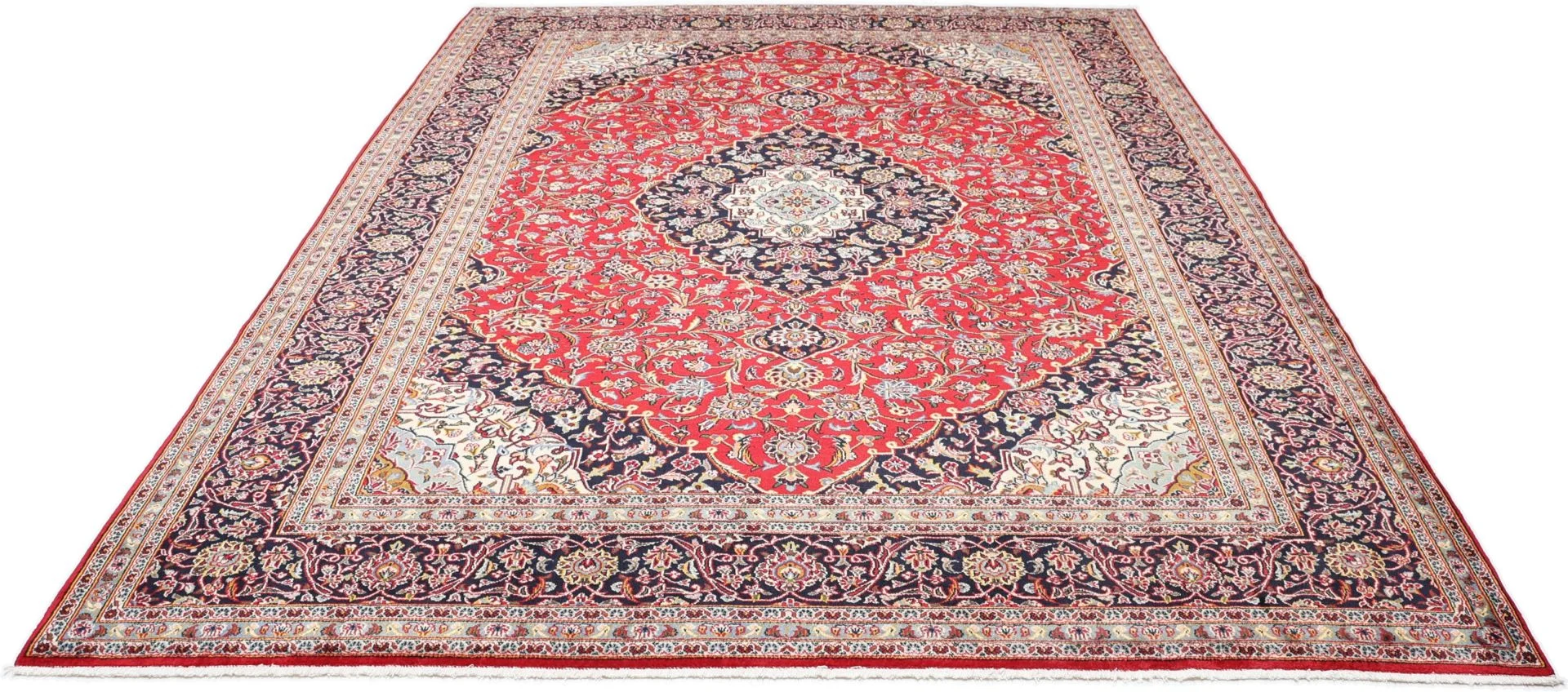 Kashan Perserteppich aus Iran, 255 × 340 cm