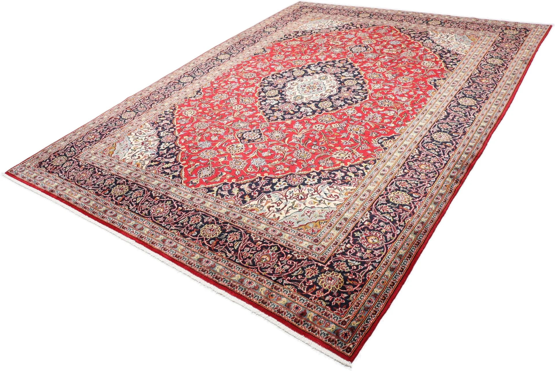 Kashan Perserteppich aus Iran, 255 × 340 cm