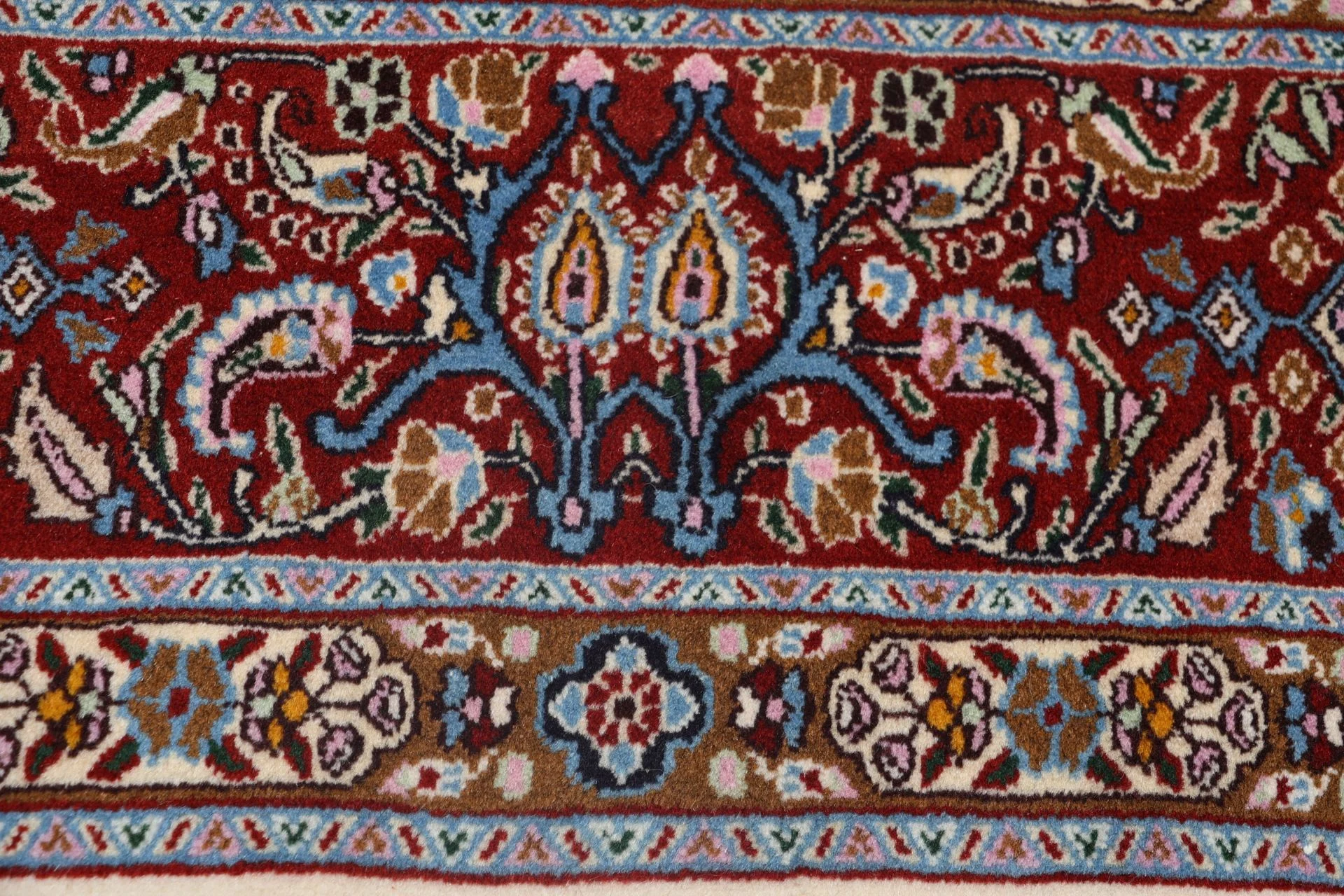 Handgeknüpfter Moud Perserteppich, 205 × 305 cm, Wolle