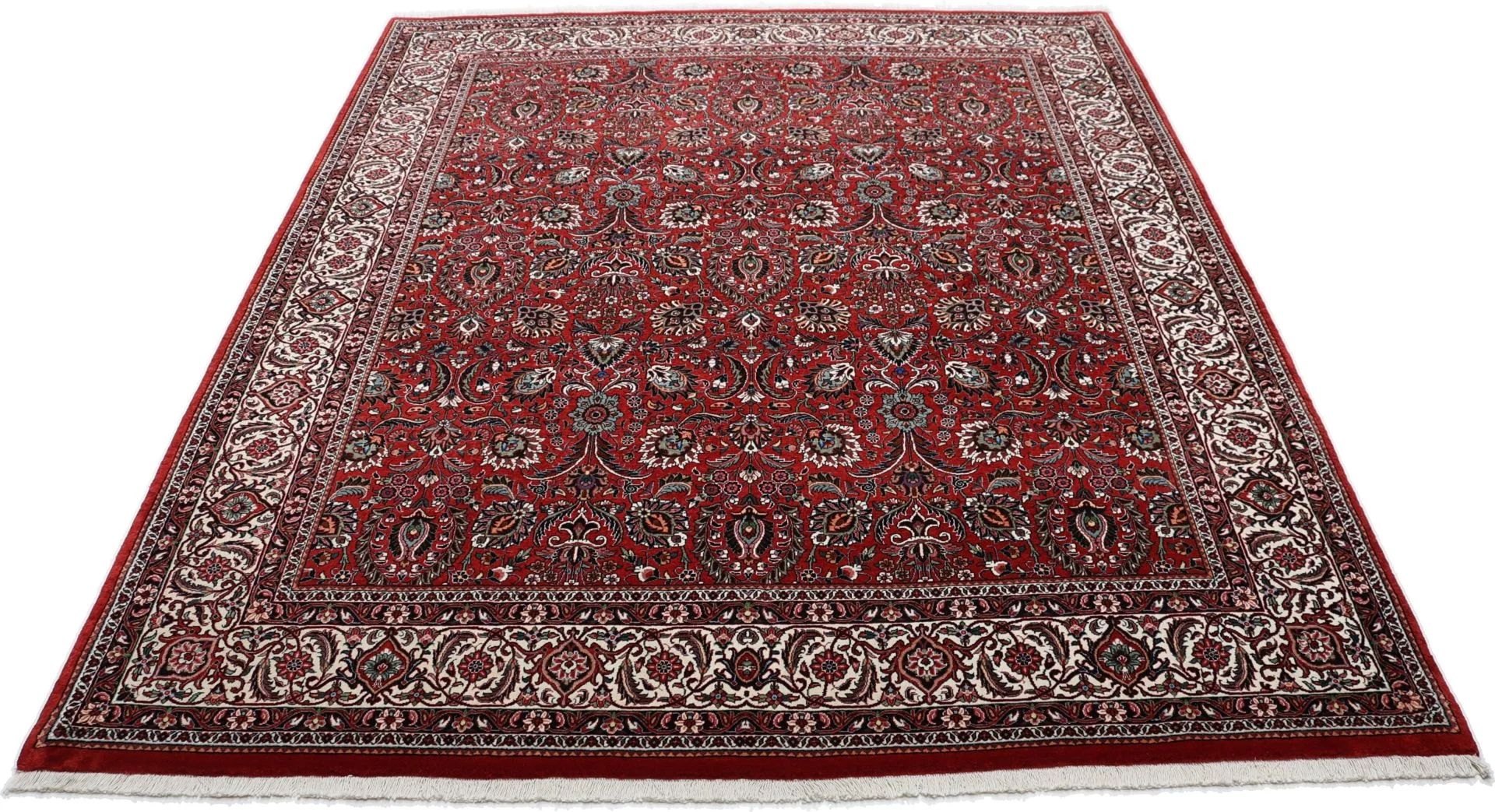 Handgeknüpfter Bijar Perserteppich, 207 × 256 cm, Wolle & Seide