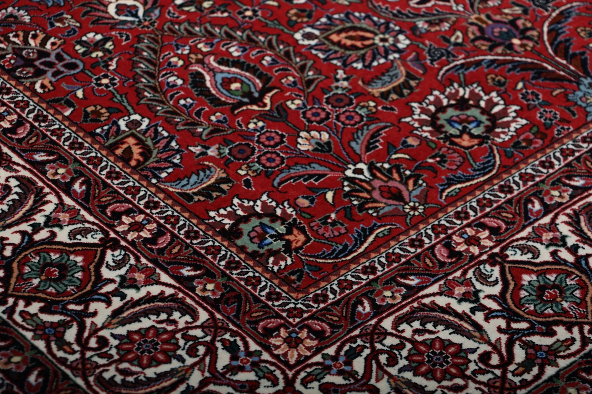 Handgeknüpfter Bijar Perserteppich, 207 × 256 cm, Wolle & Seide