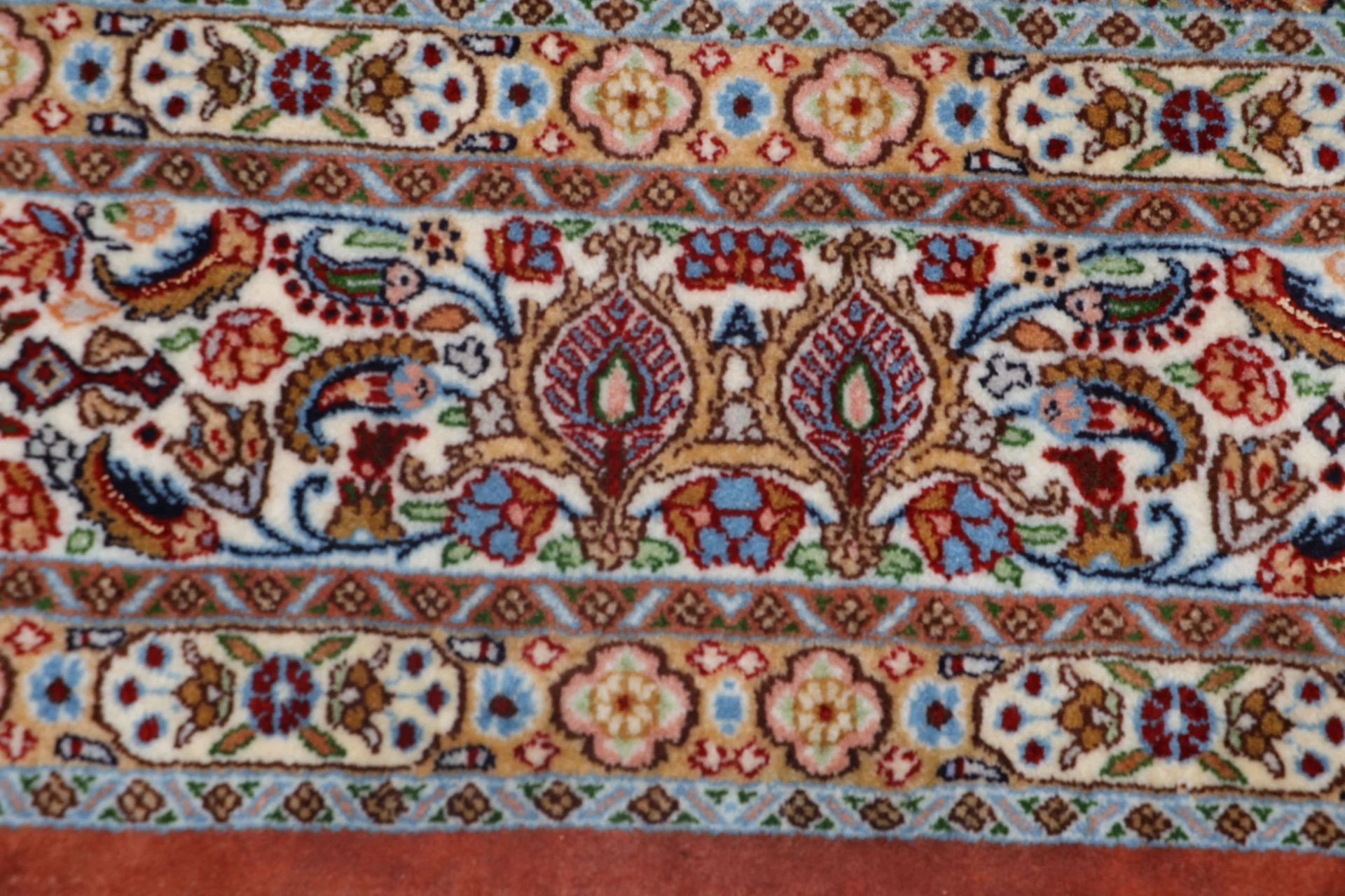 Handgeknüpfter Moud Perserteppich, 205 × 300 cm, Wolle