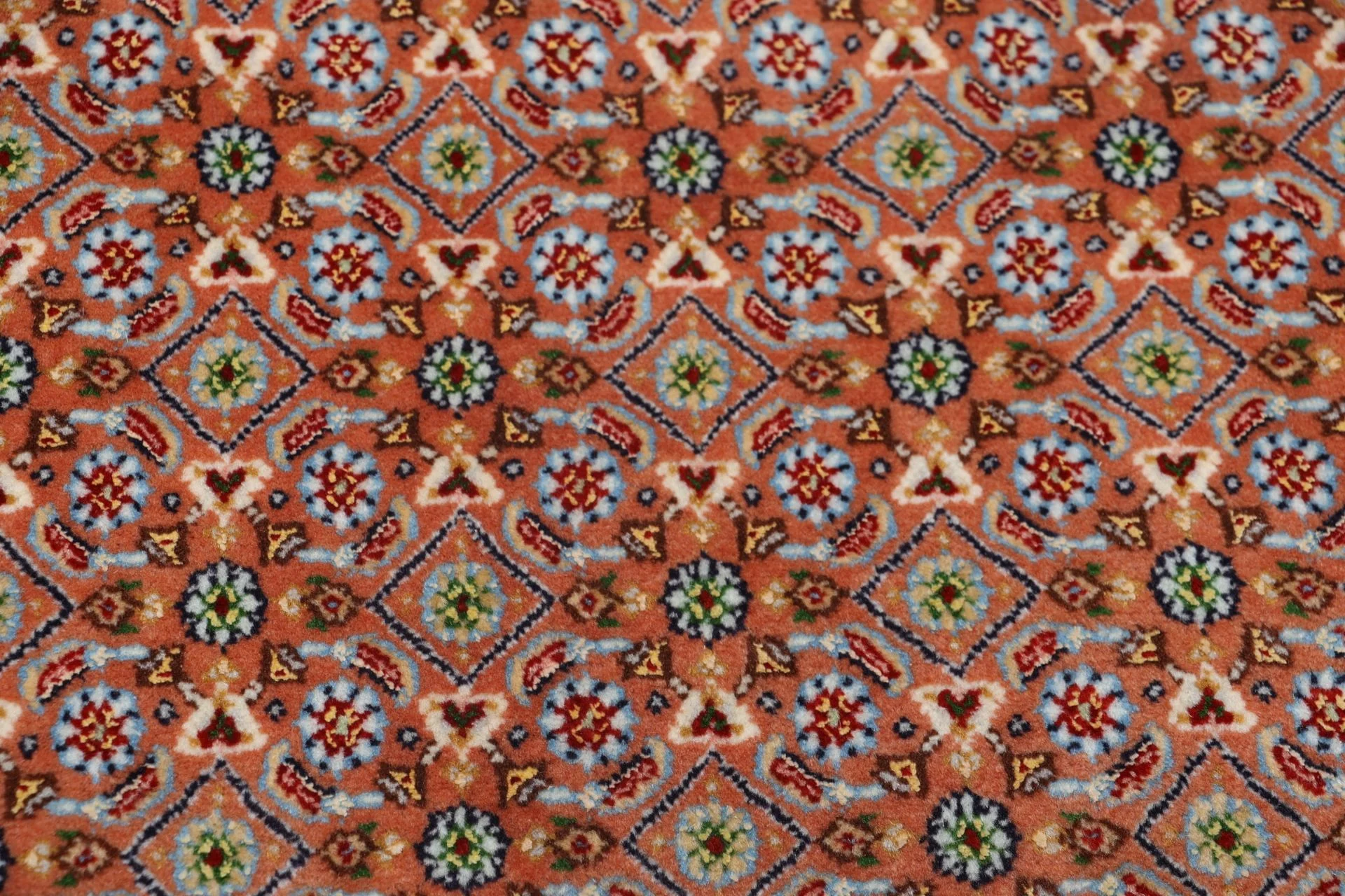 Handgeknüpfter Moud Perserteppich, 205 × 300 cm, Wolle