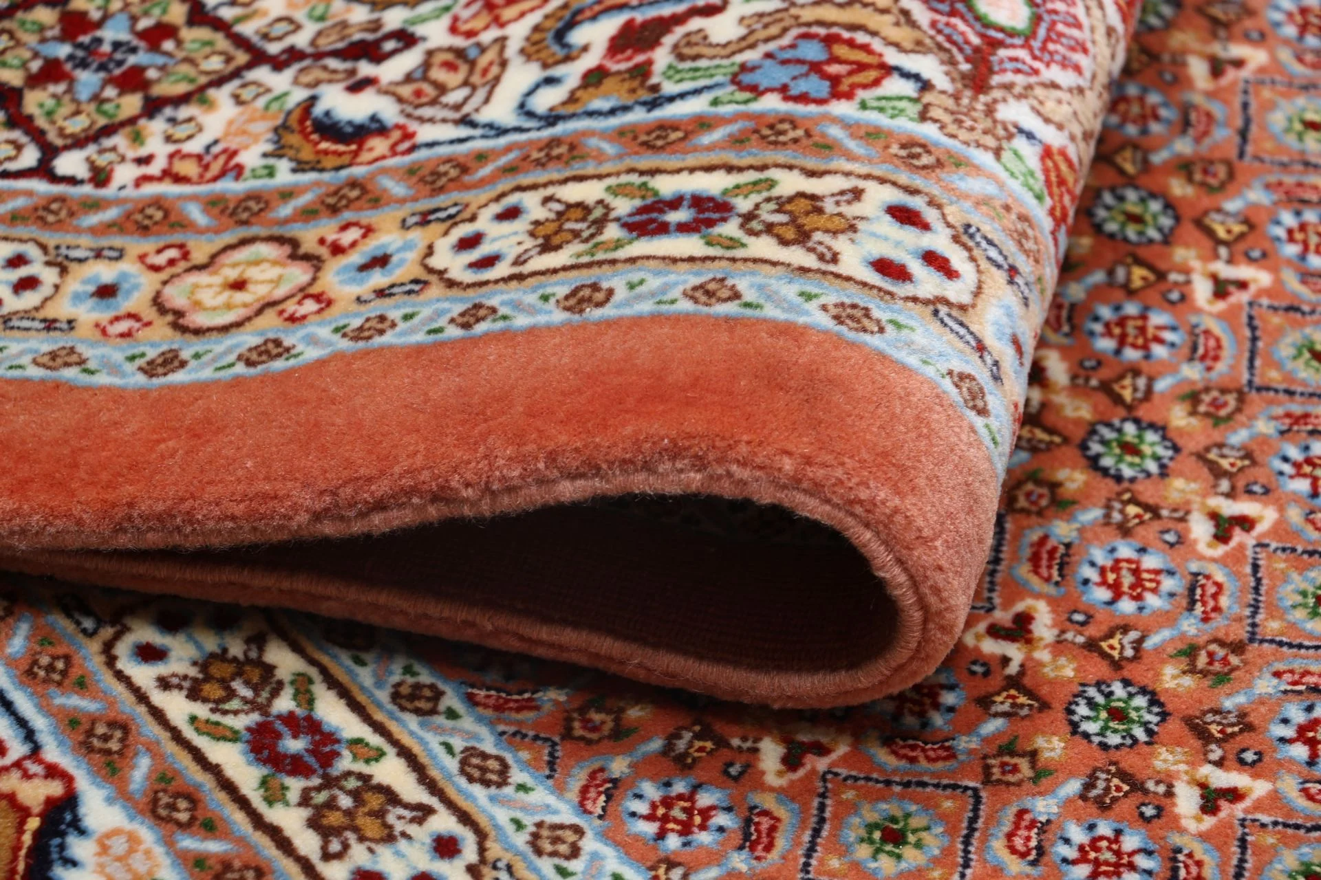 Handgeknüpfter Moud Perserteppich, 205 × 300 cm, Wolle