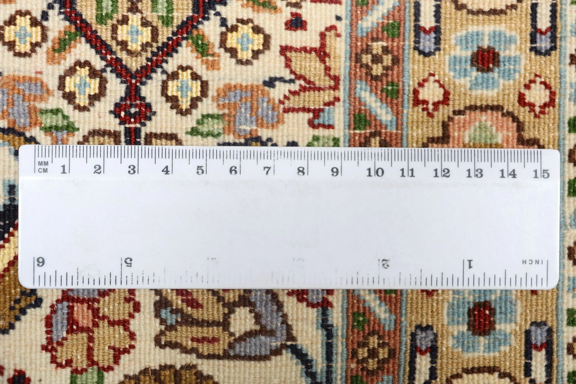 Handgeknüpfter Moud Perserteppich, 205 × 300 cm, Wolle