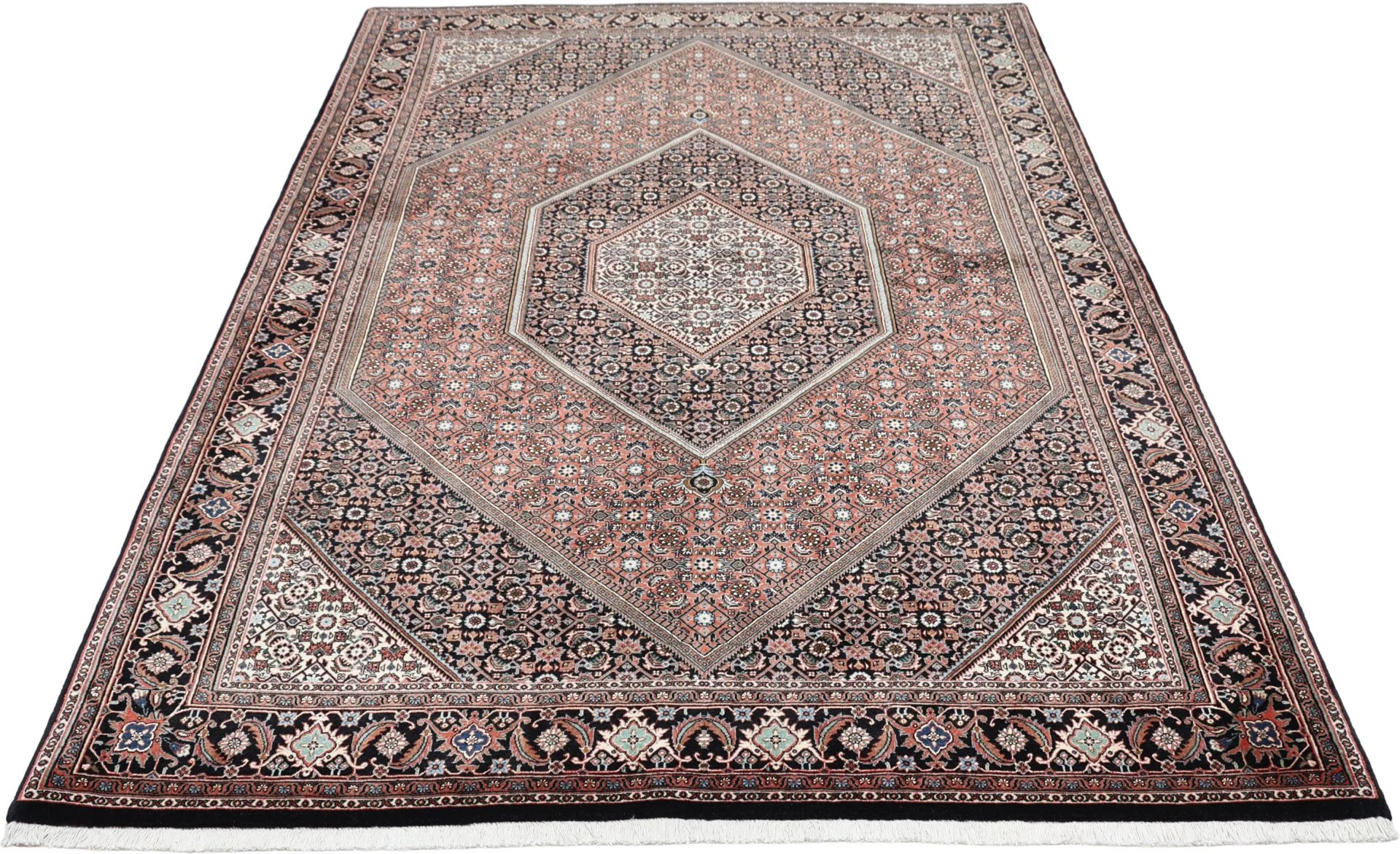 Bijar Perserteppich 170 × 240 cm aus Wolle & Seide, handgeknüpft