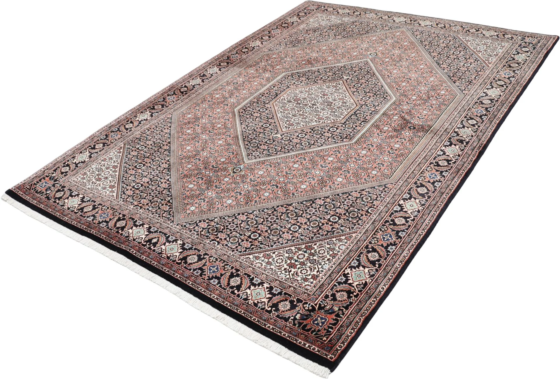 Bijar Perserteppich 170 × 240 cm aus Wolle & Seide, handgeknüpft