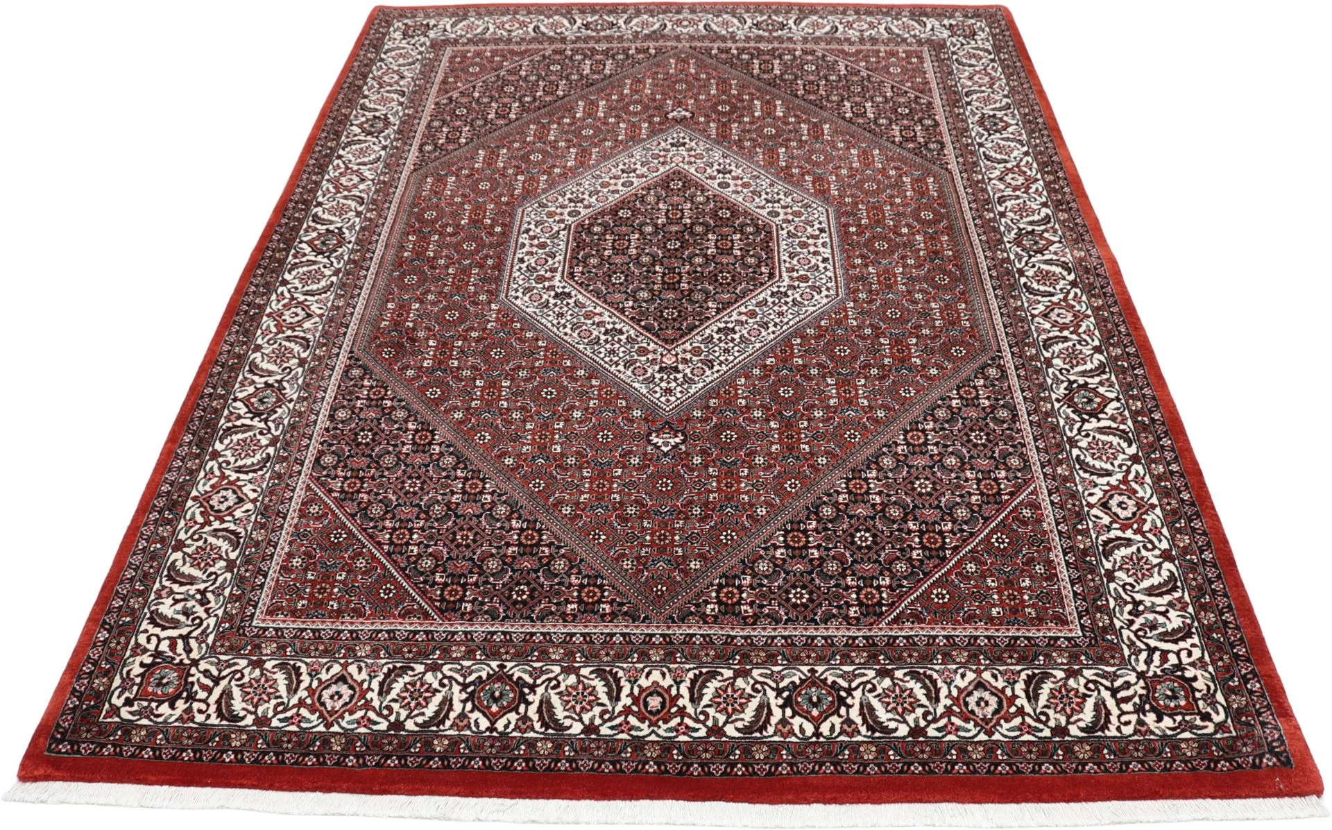 Bijar Perserteppich 170 × 243 cm aus Wolle & Seide, handgeknüpft