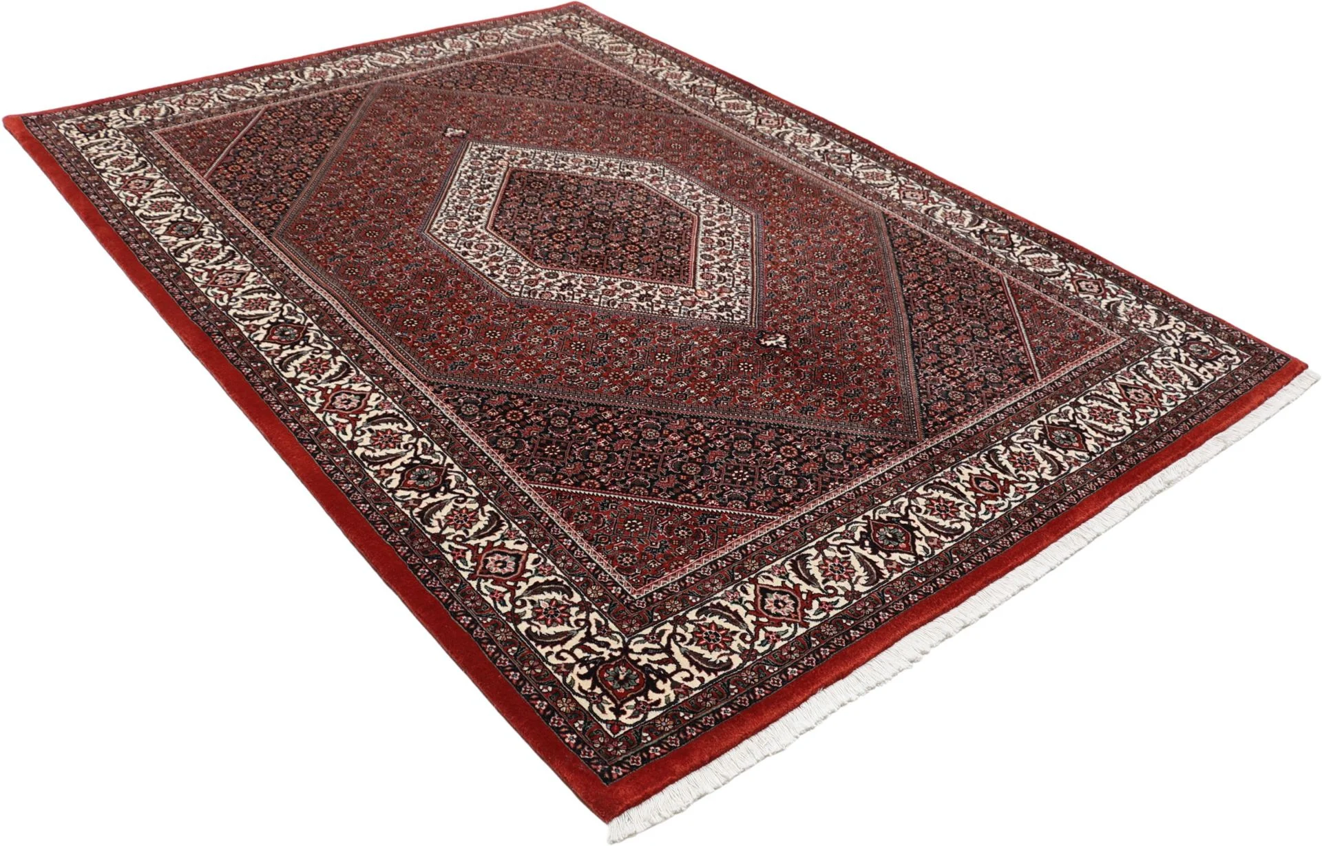 Bijar Perserteppich 170 × 243 cm aus Wolle & Seide, handgeknüpft