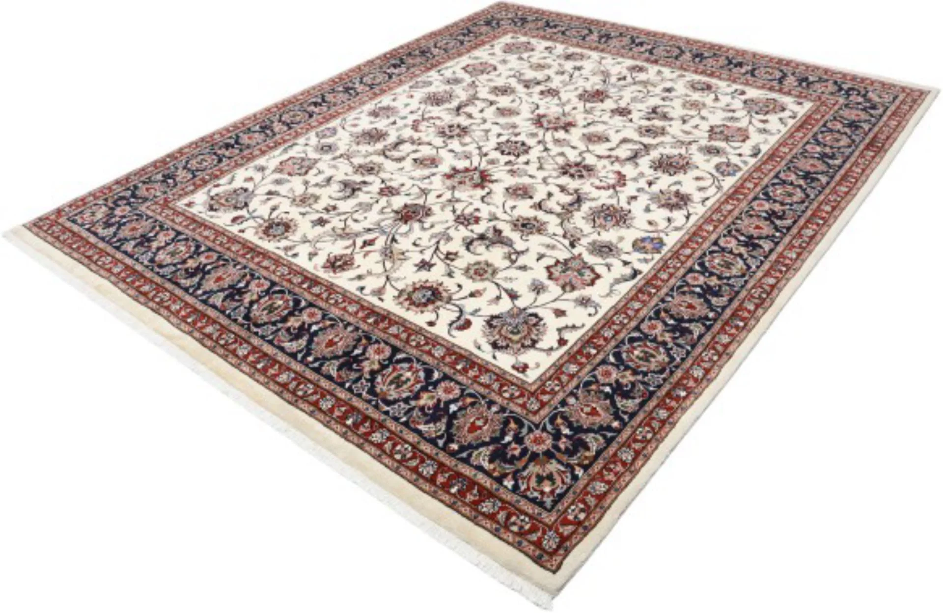 Sarough Perserteppich 248 × 302 cm aus Wolle & Seide, handgeknüpft