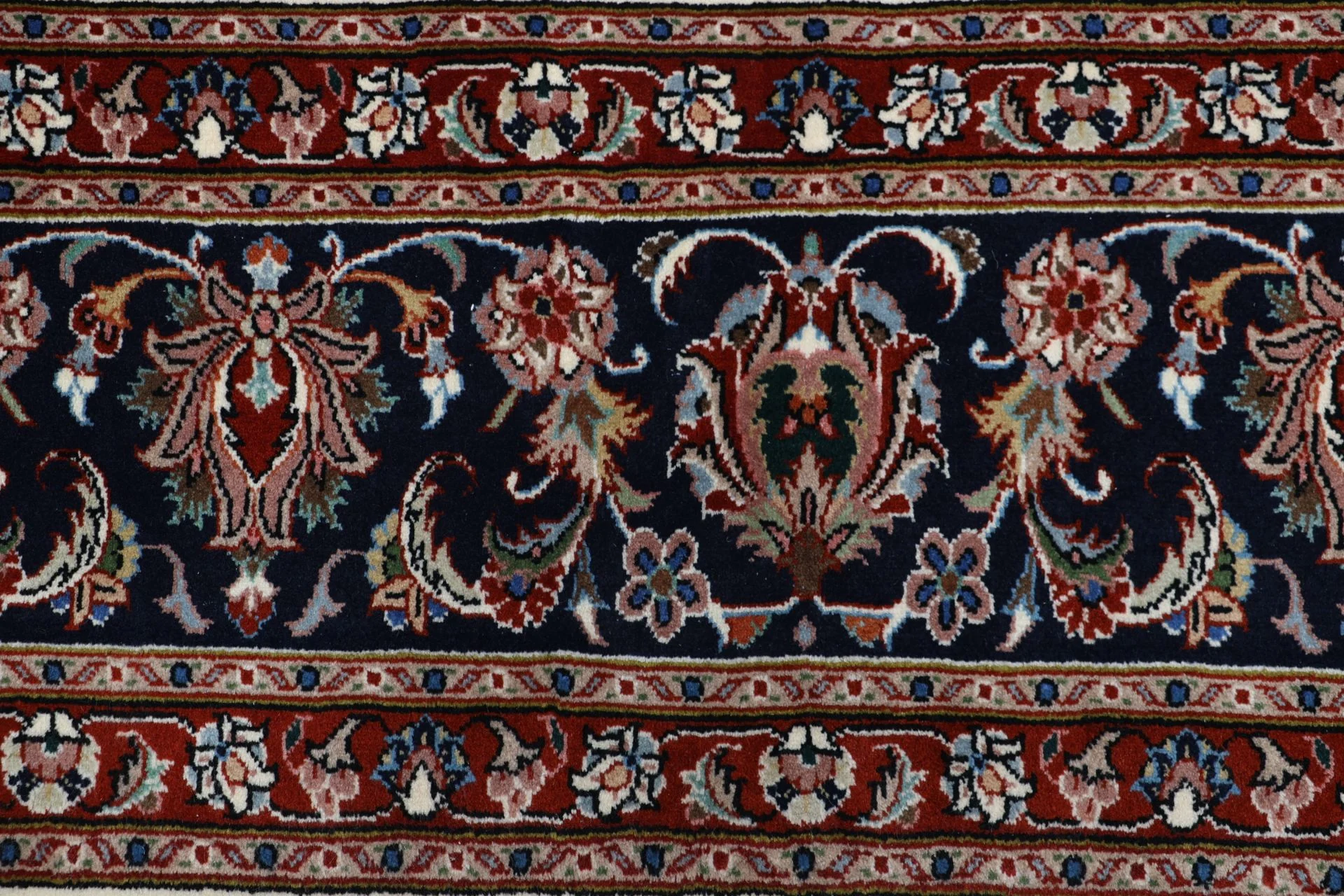 Sarough Perserteppich 248 × 302 cm aus Wolle & Seide, handgeknüpft