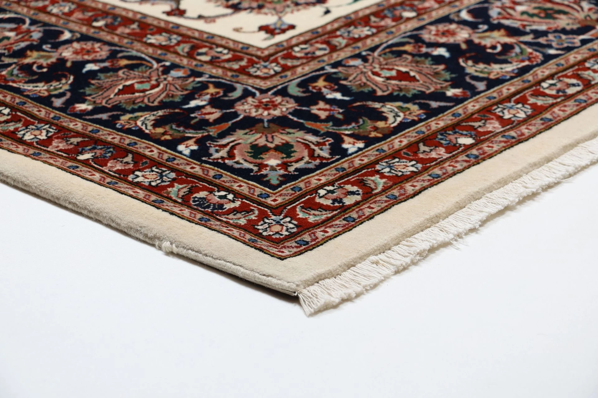 Sarough Perserteppich 248 × 302 cm aus Wolle & Seide, handgeknüpft