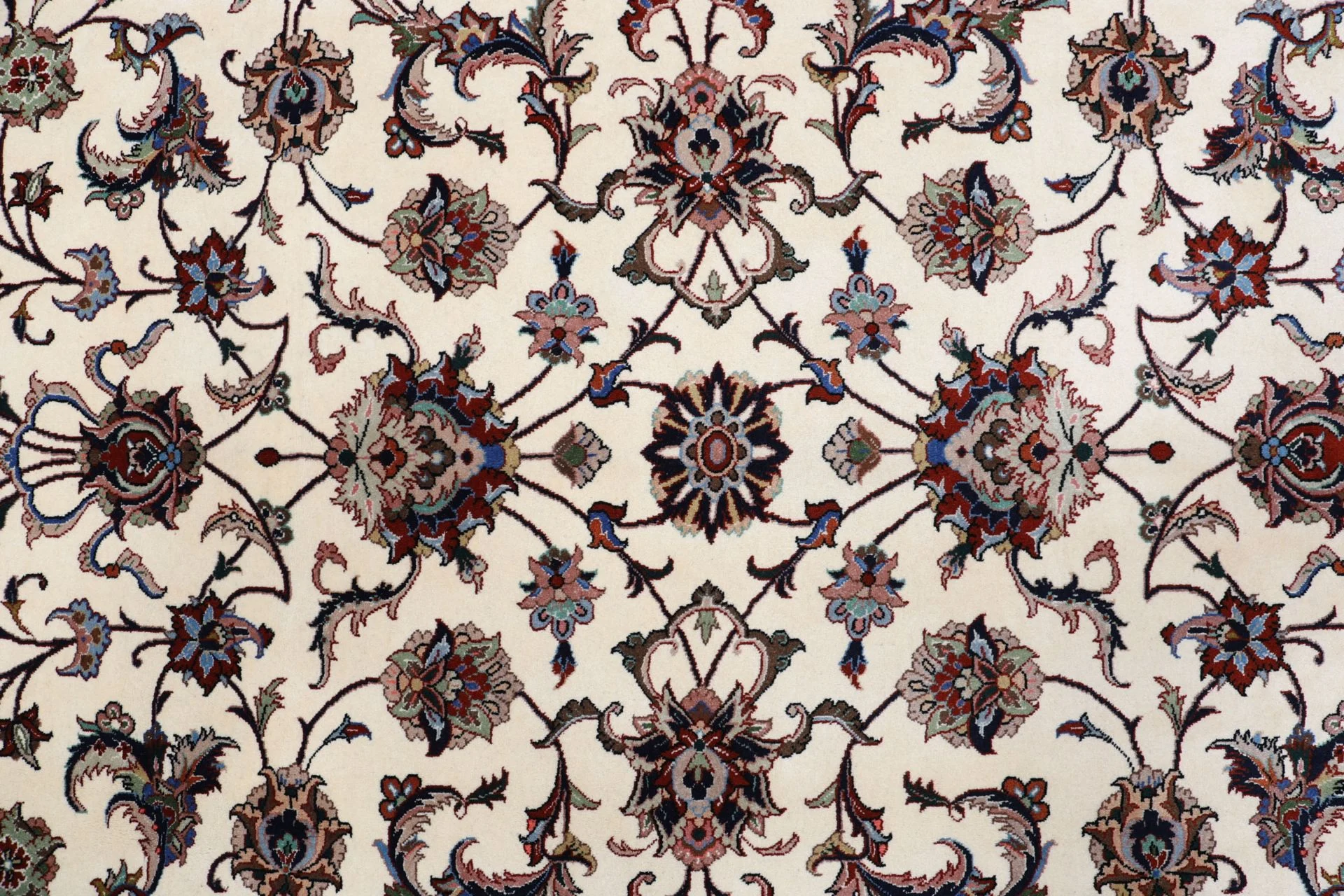 Sarough Perserteppich 248 × 302 cm aus Wolle & Seide, handgeknüpft