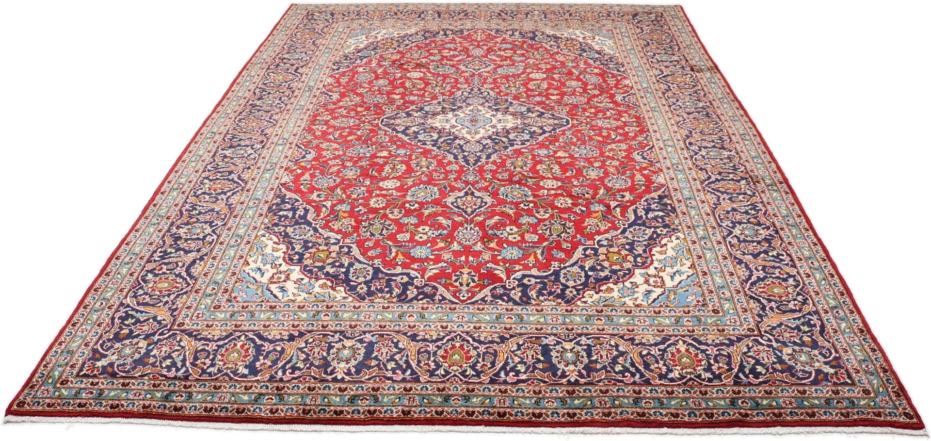 Kashan Perserteppich aus Iran, 250 × 360 cm
