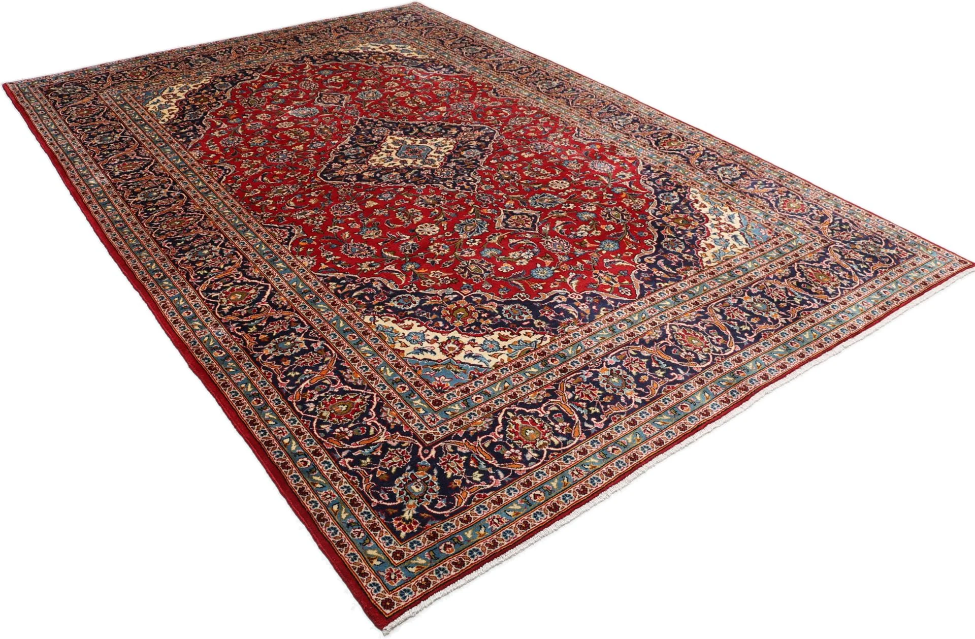 Kashan Perserteppich aus Iran, 250 × 360 cm