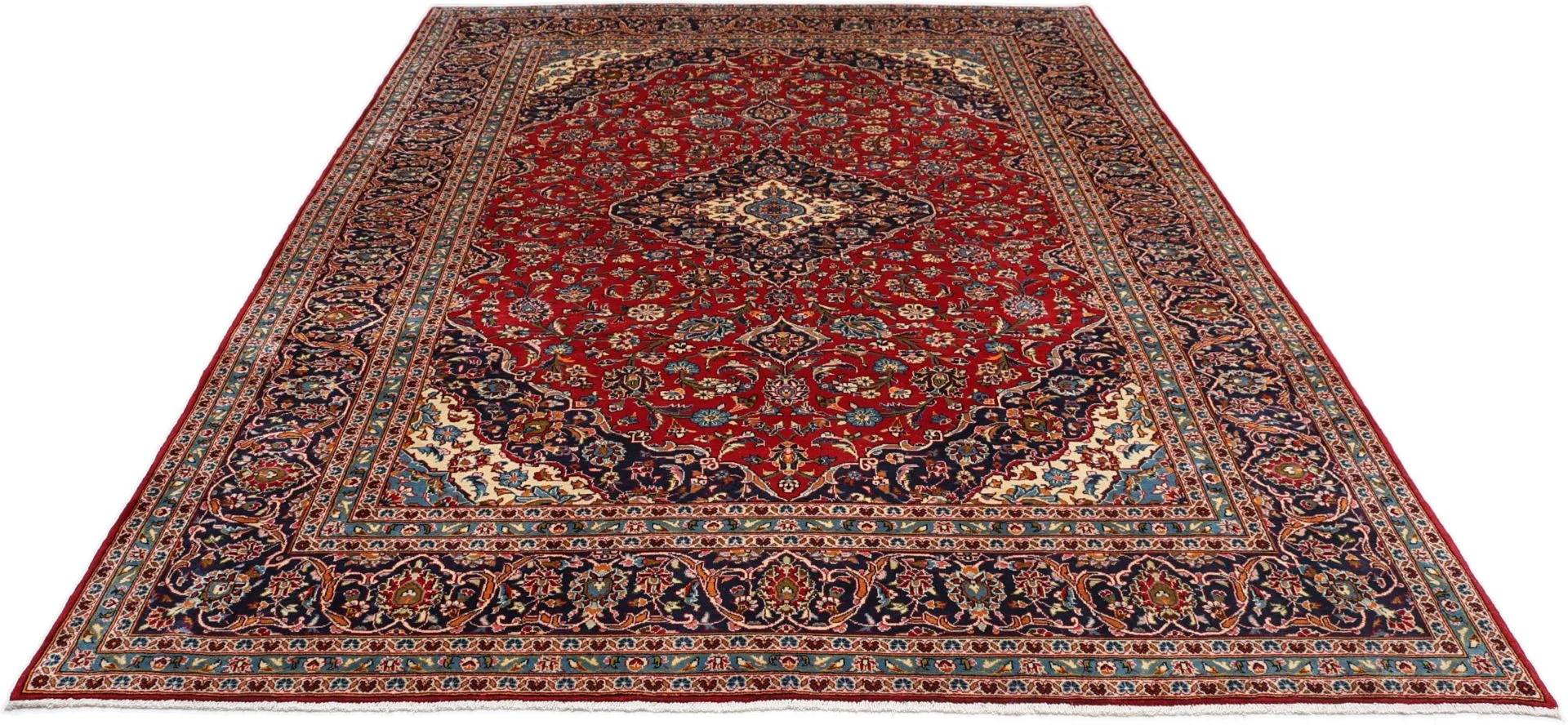 Kashan Perserteppich aus Iran, 250 × 360 cm