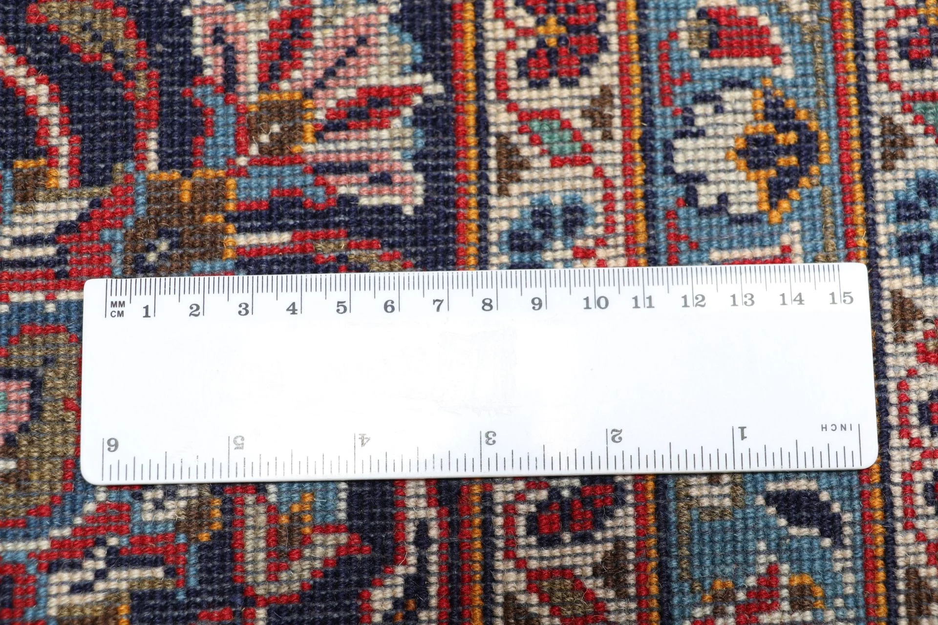 Kashan Perserteppich 245 × 363 cm aus Wolle, handgeknüpft