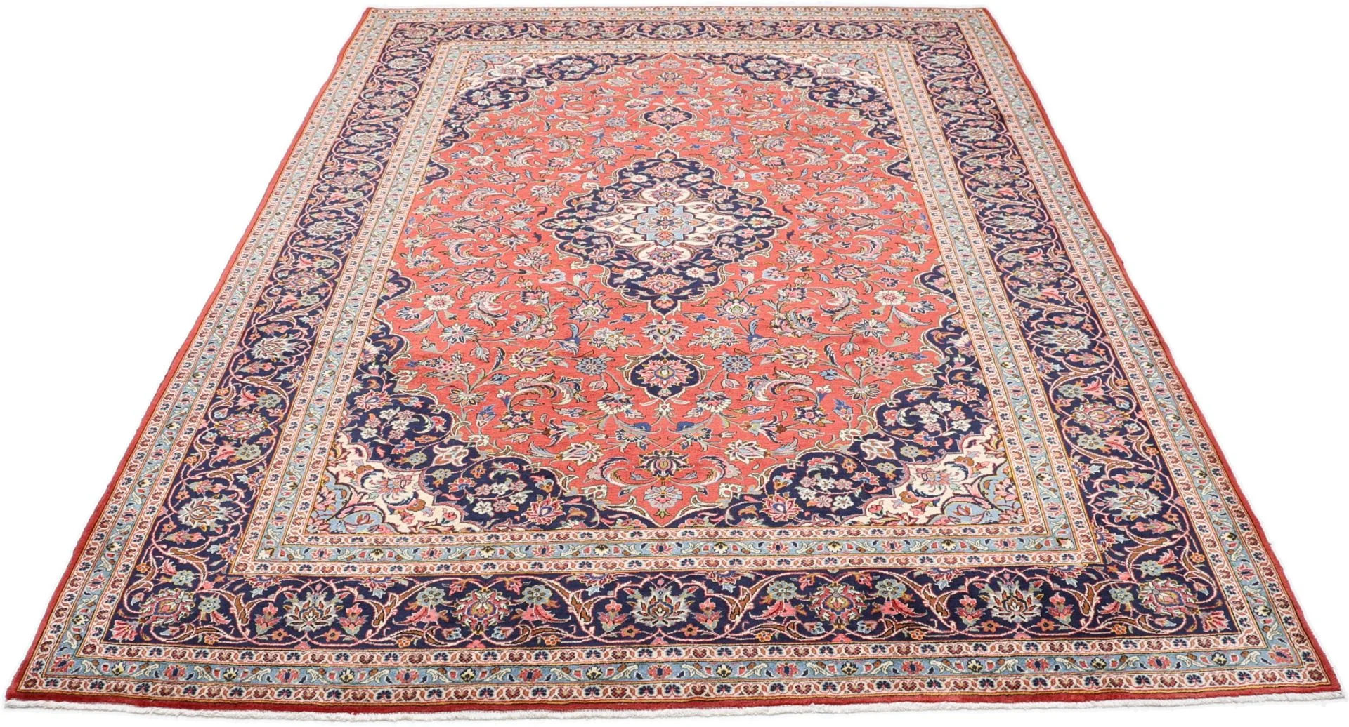 Kashan Perserteppich aus Iran, 250 × 350 cm